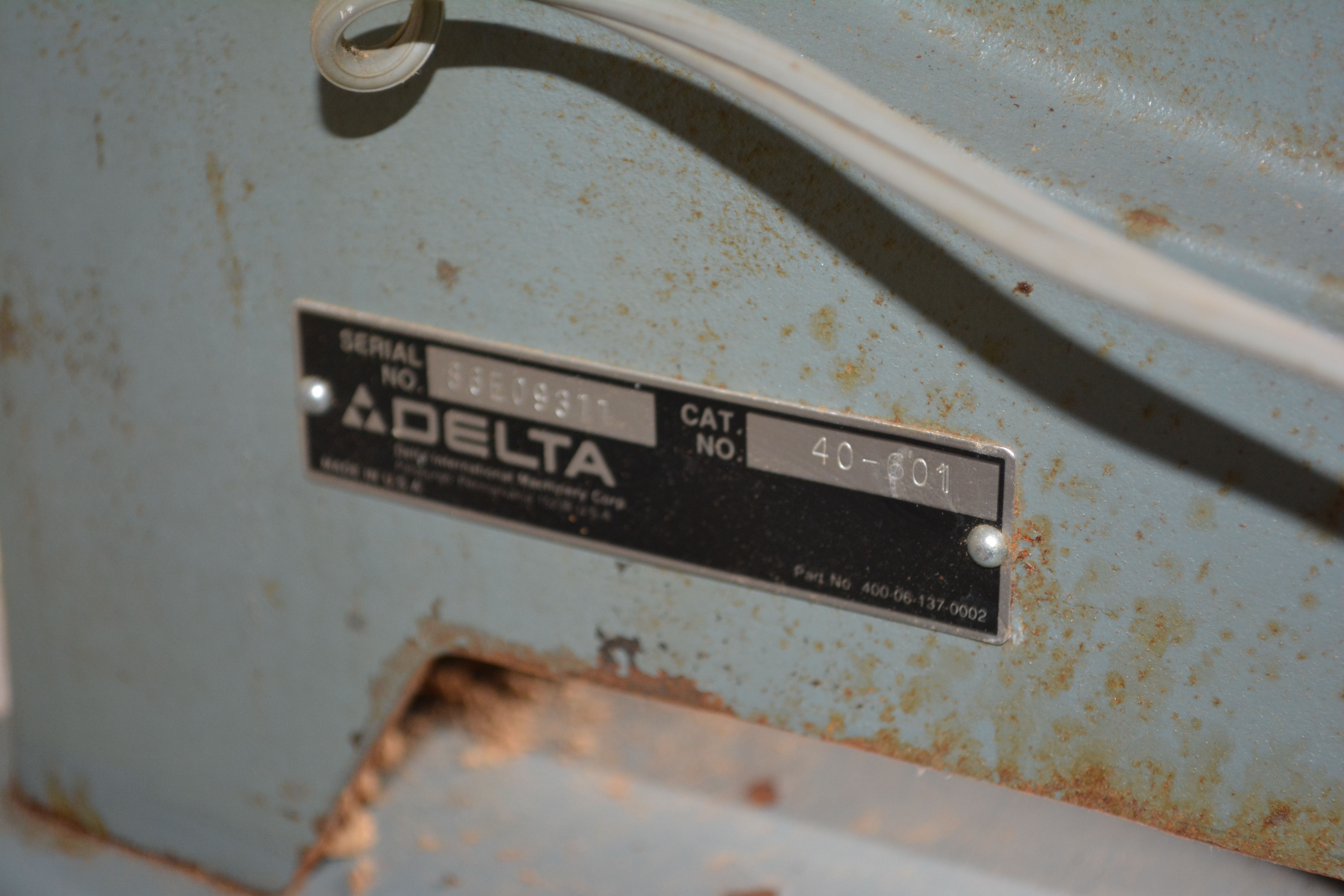 Vintage Delta Scroll Saw on Table