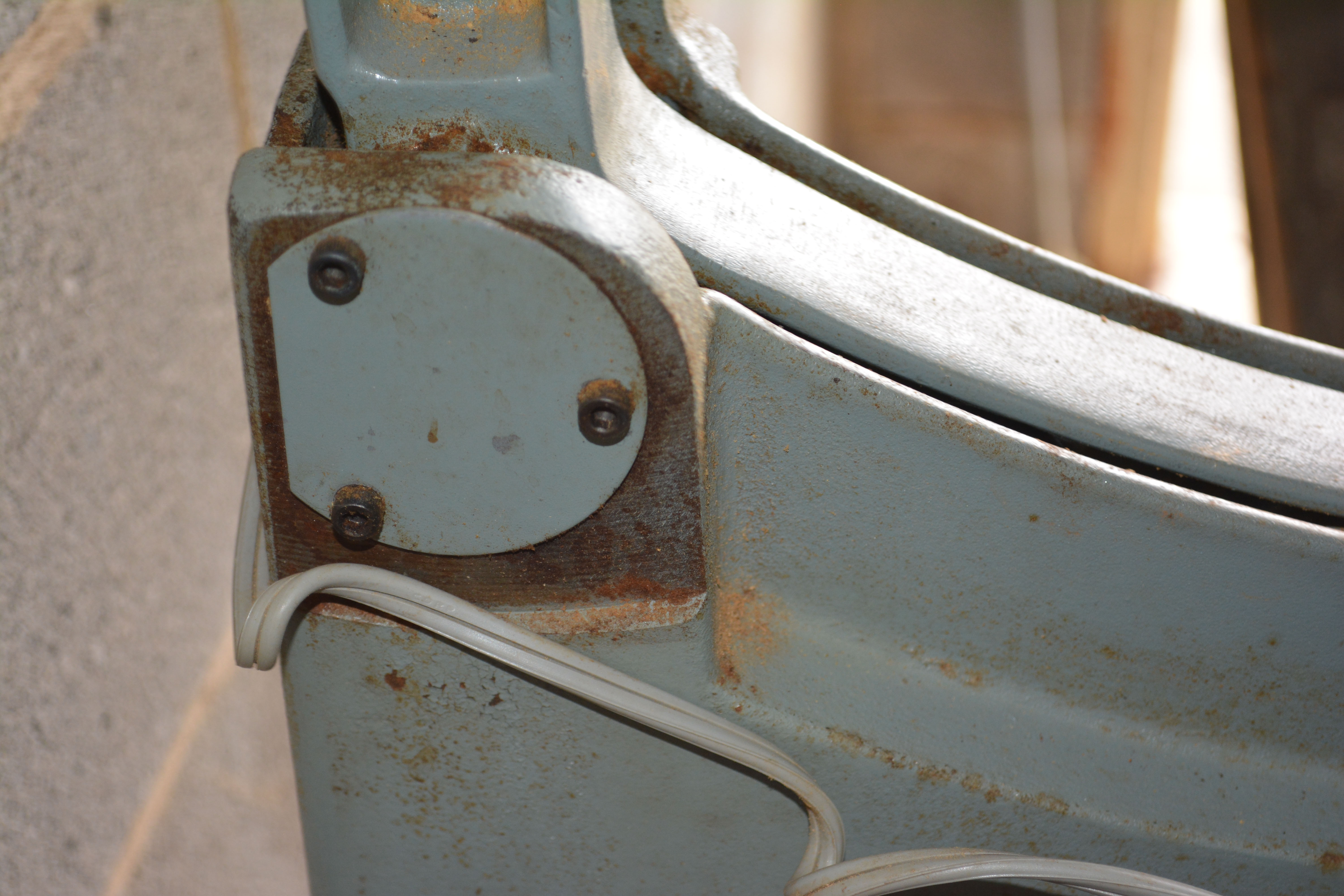 Vintage Delta Scroll Saw on Table