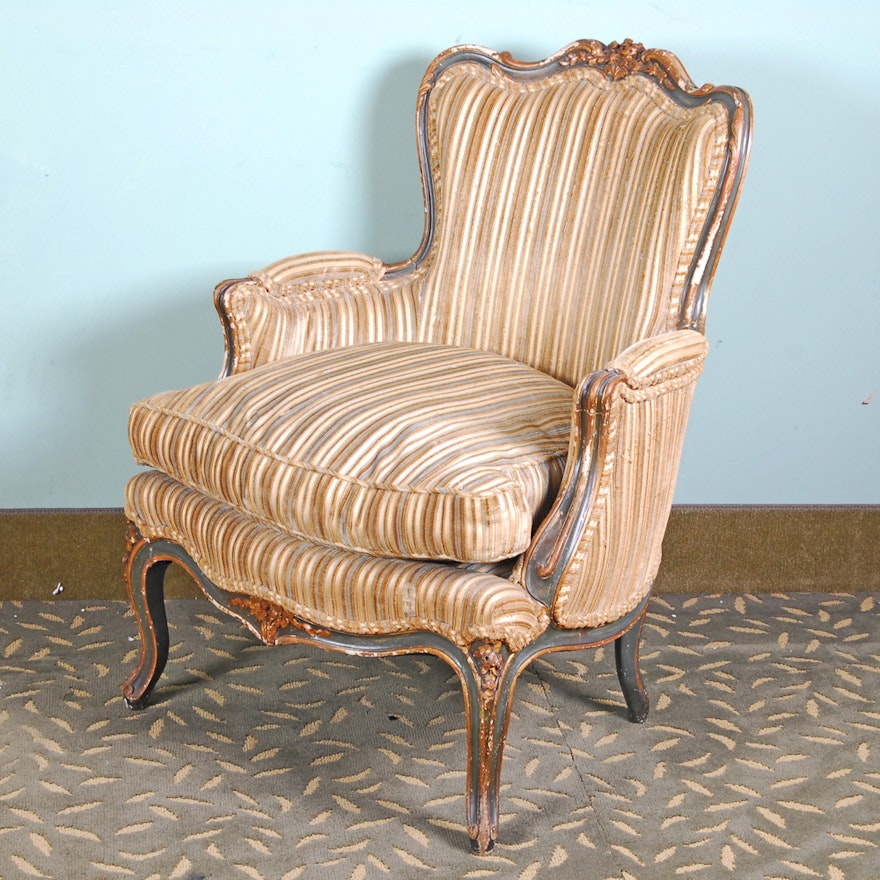 Vintage Louis XV Style Armchair