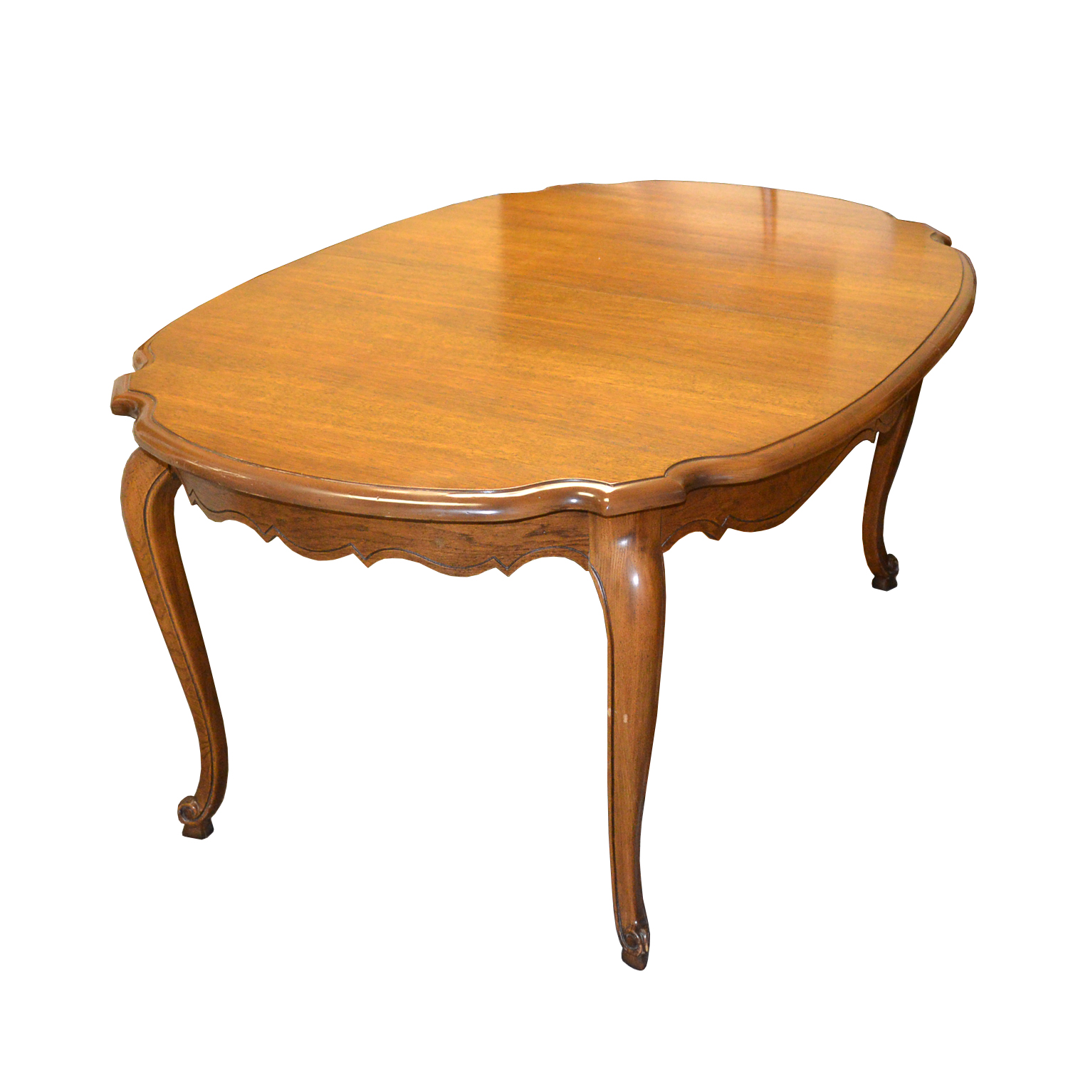 Louis XV Style Dining Table with Extension Leaves
