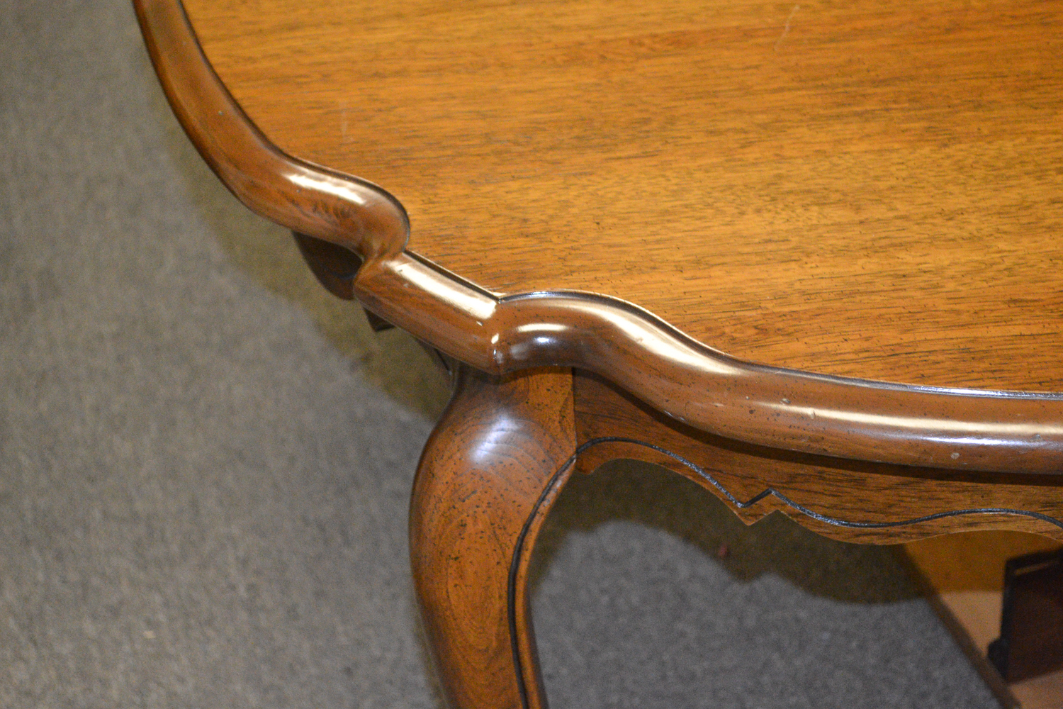 Louis XV Style Dining Table with Extension Leaves