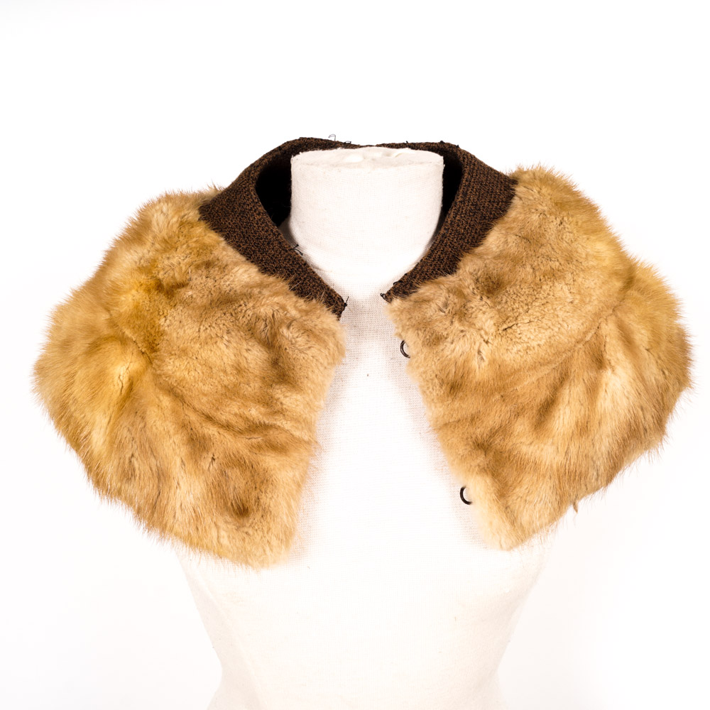 Vintage Mink Fur Wrap