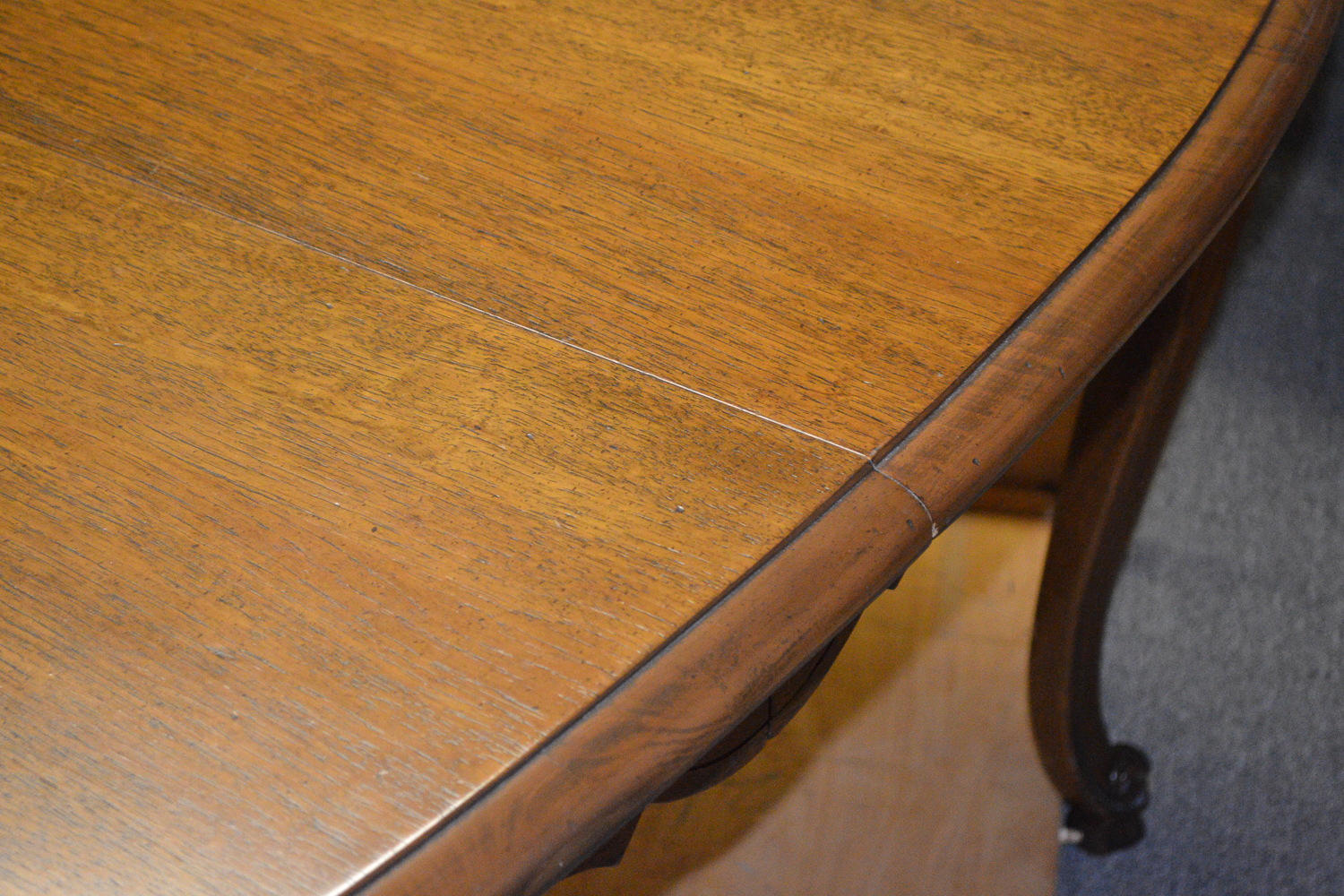 Louis XV Style Dining Table with Extension Leaves