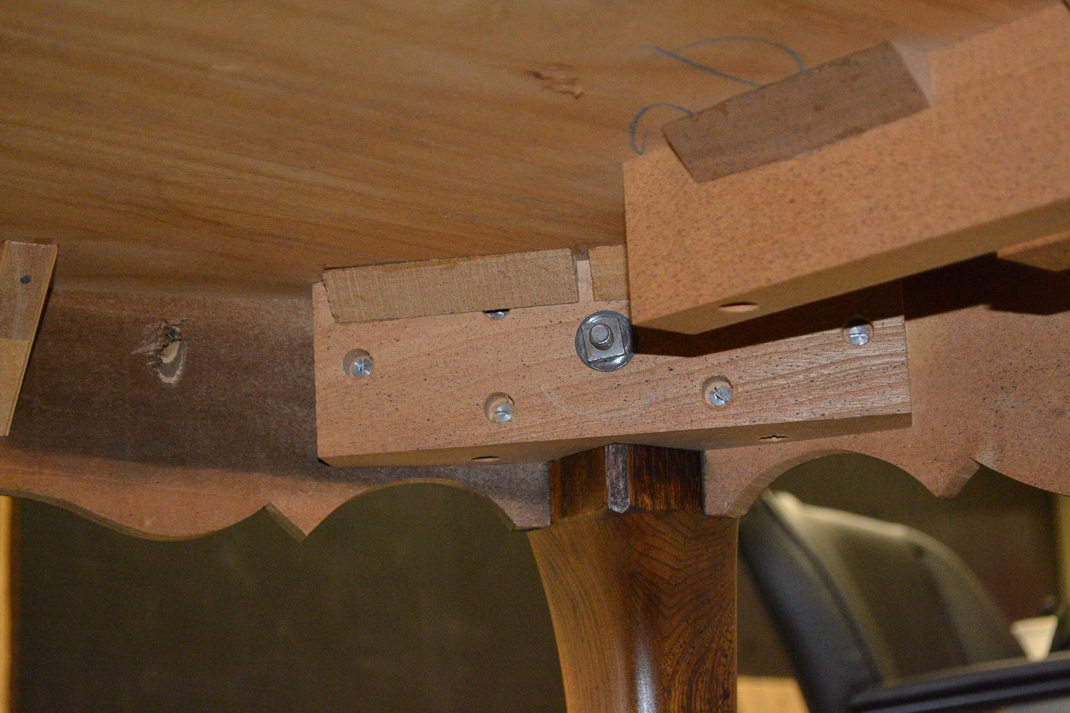 Louis XV Style Dining Table with Extension Leaves