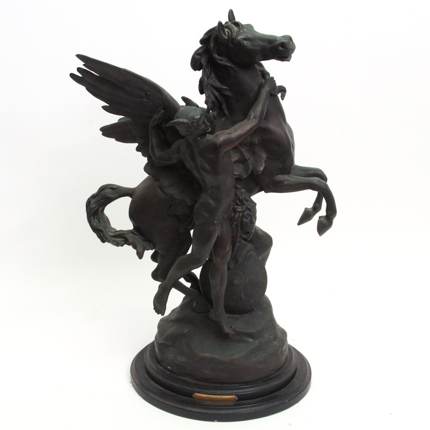 Emile Picault's "Pegasus" Bronze Sculpture