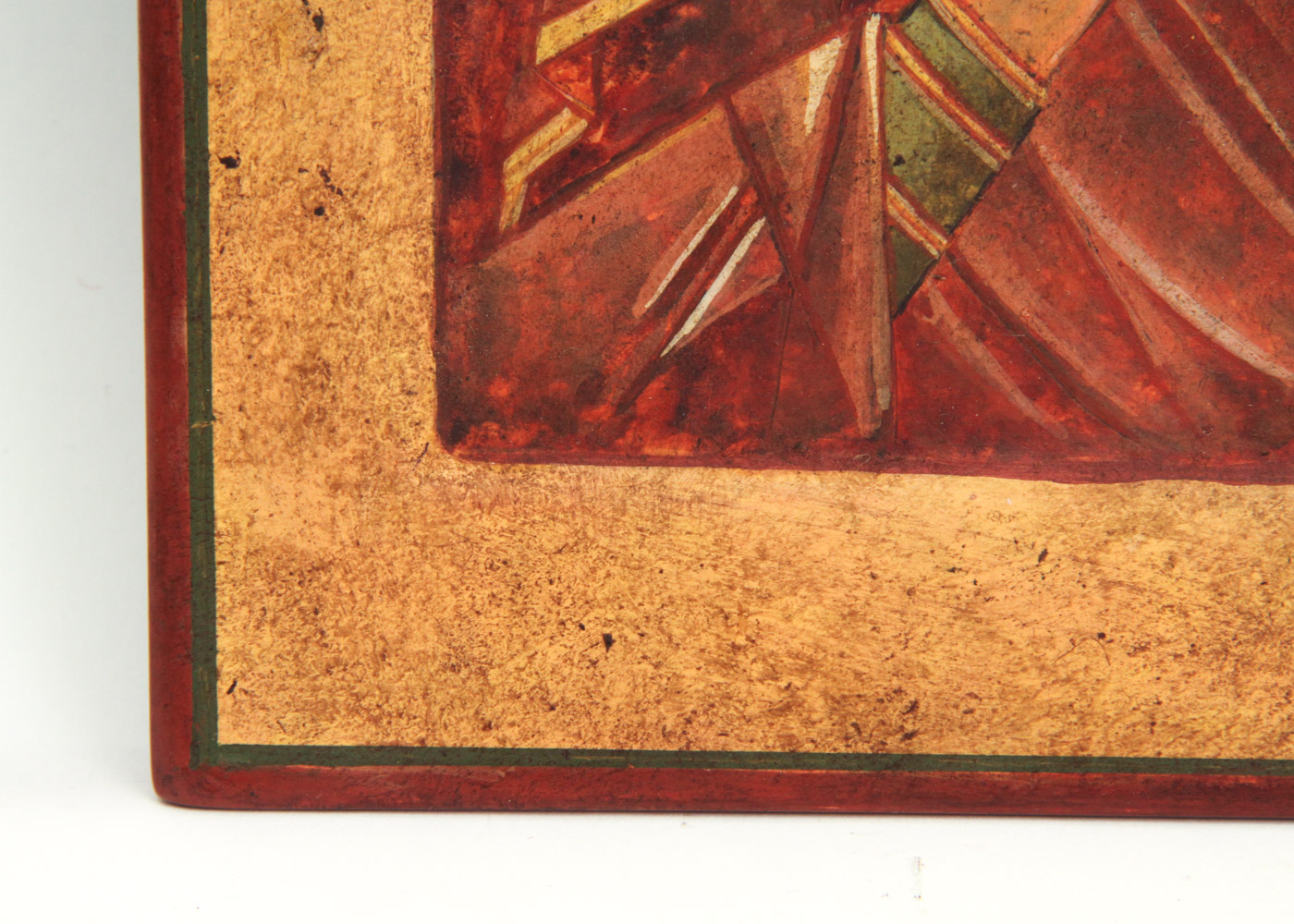 Vintage Hand Painted Theotokos Hodegetria Russian Icon