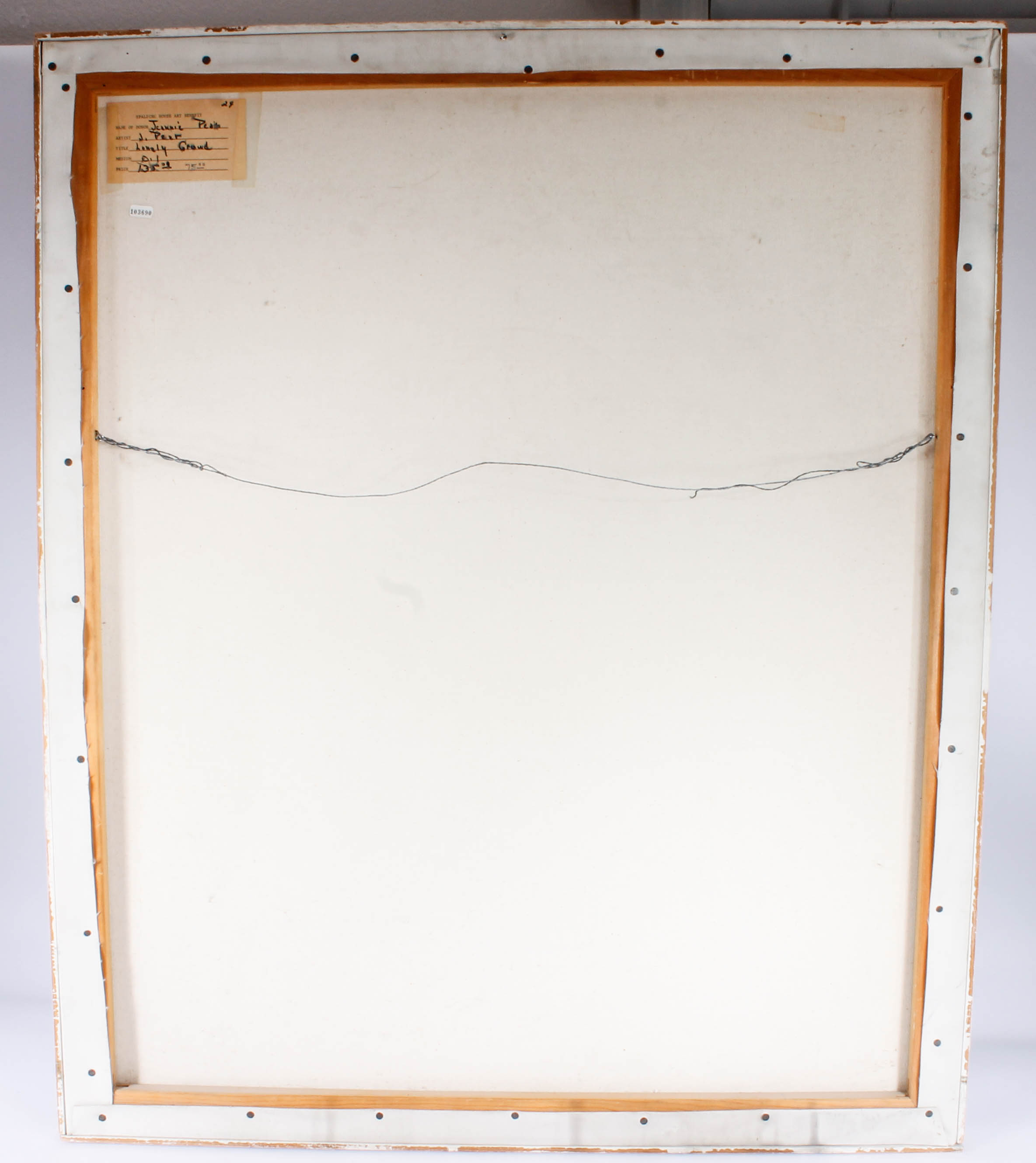 Jeannie Pear "Lonely Crowd" Oil Painting