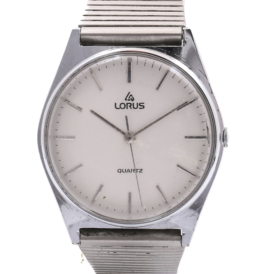 Lorus Stainless Steel Adjustable Wristwatch