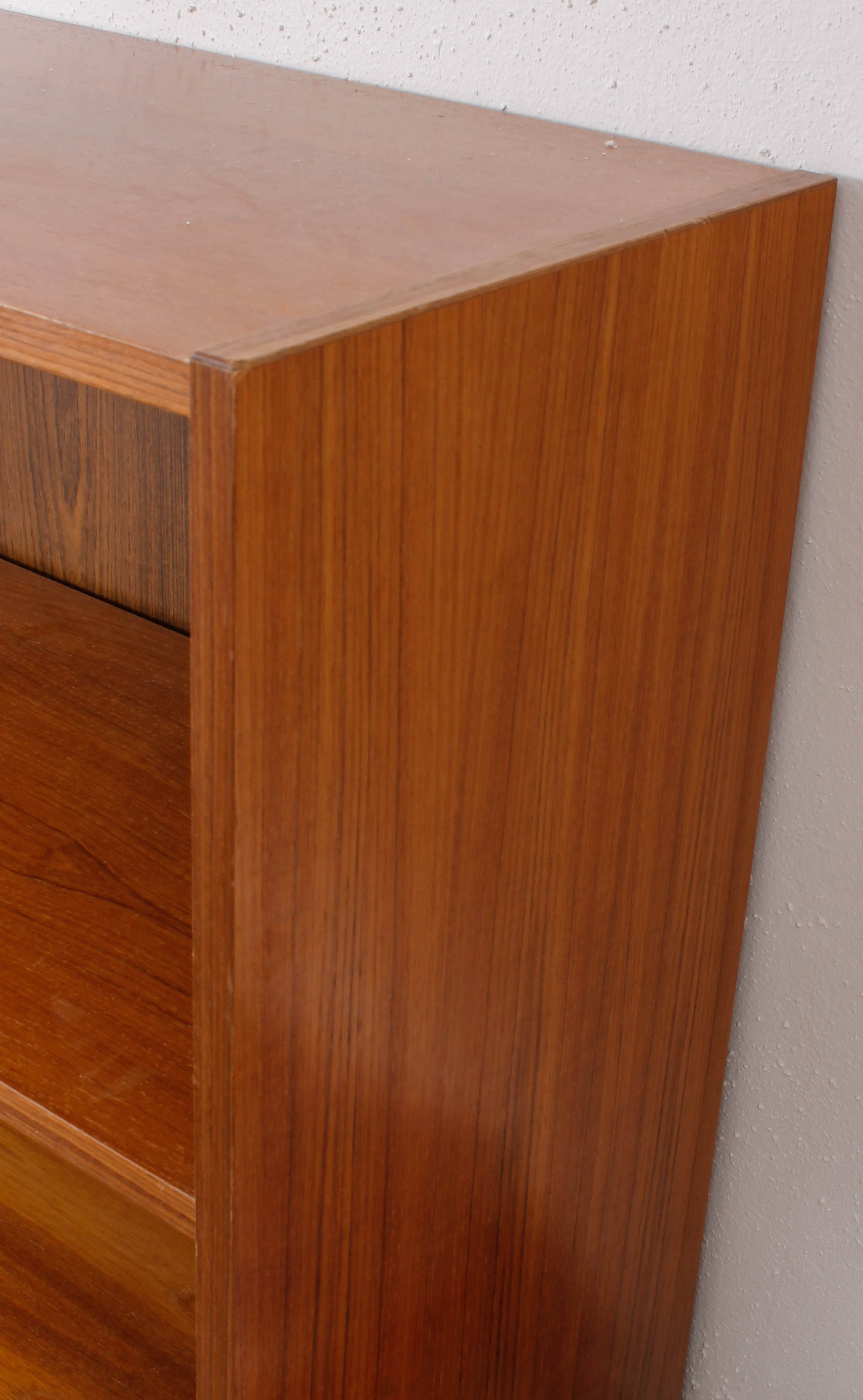 Modern Teak Veneer Bookshelves