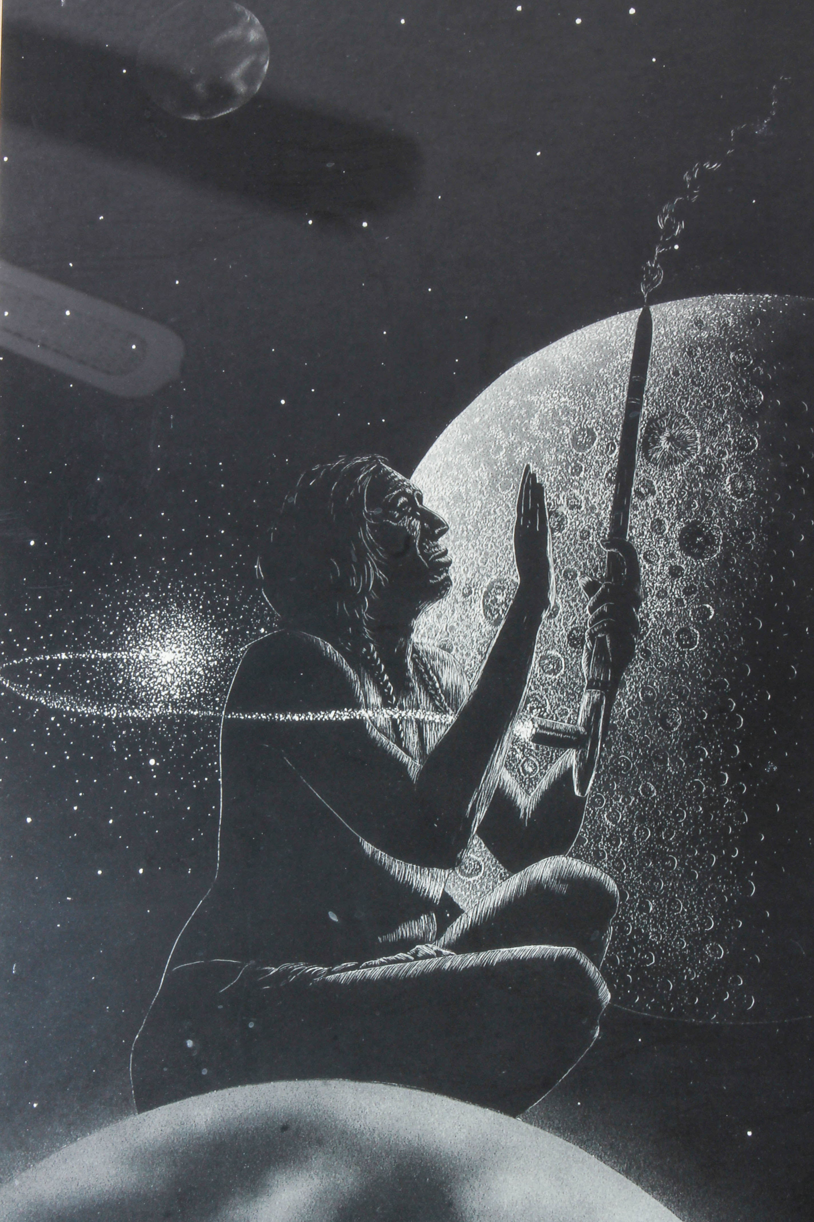 D.L. Valdes Limited Edition Print with Native American Fantasy Theme