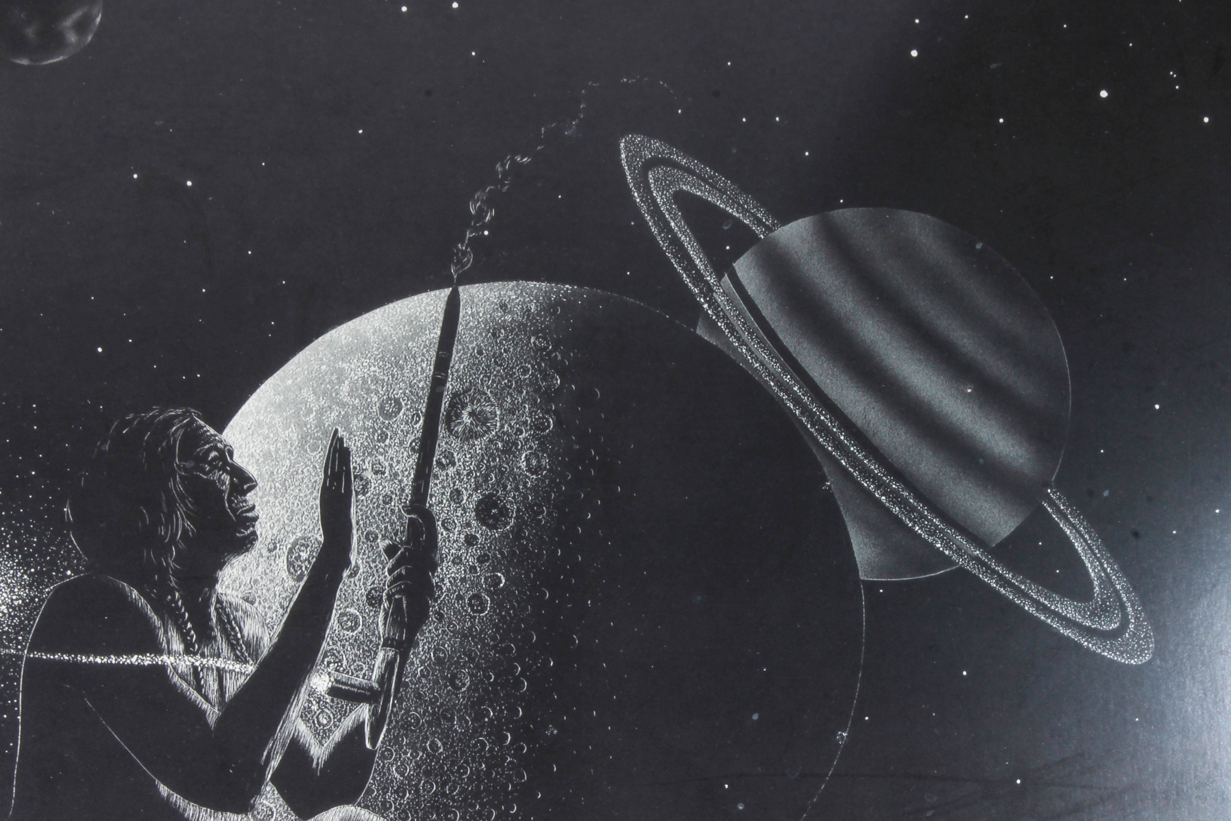 D.L. Valdes Limited Edition Print with Native American Fantasy Theme