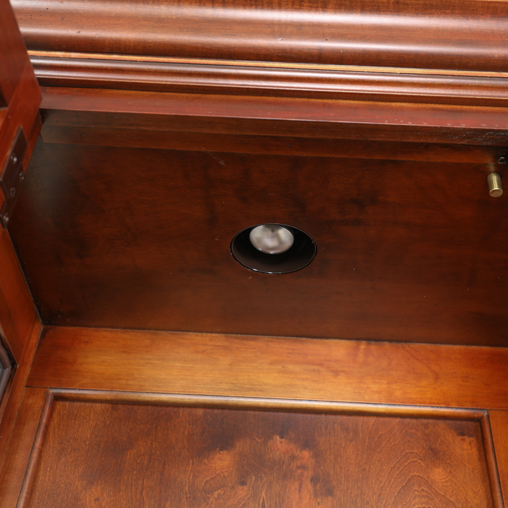 Vintage Ethan Allen Lighted China Cabinet