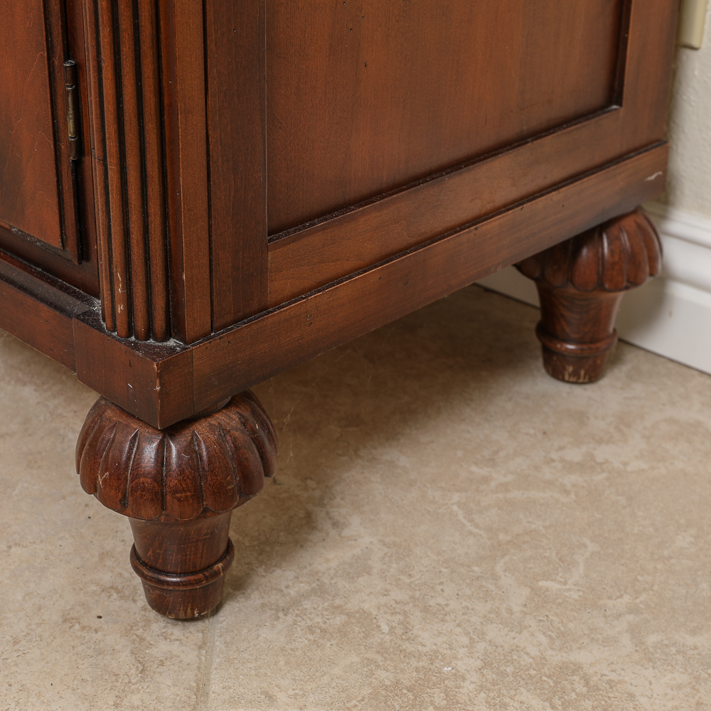 Vintage Ethan Allen Lighted China Cabinet