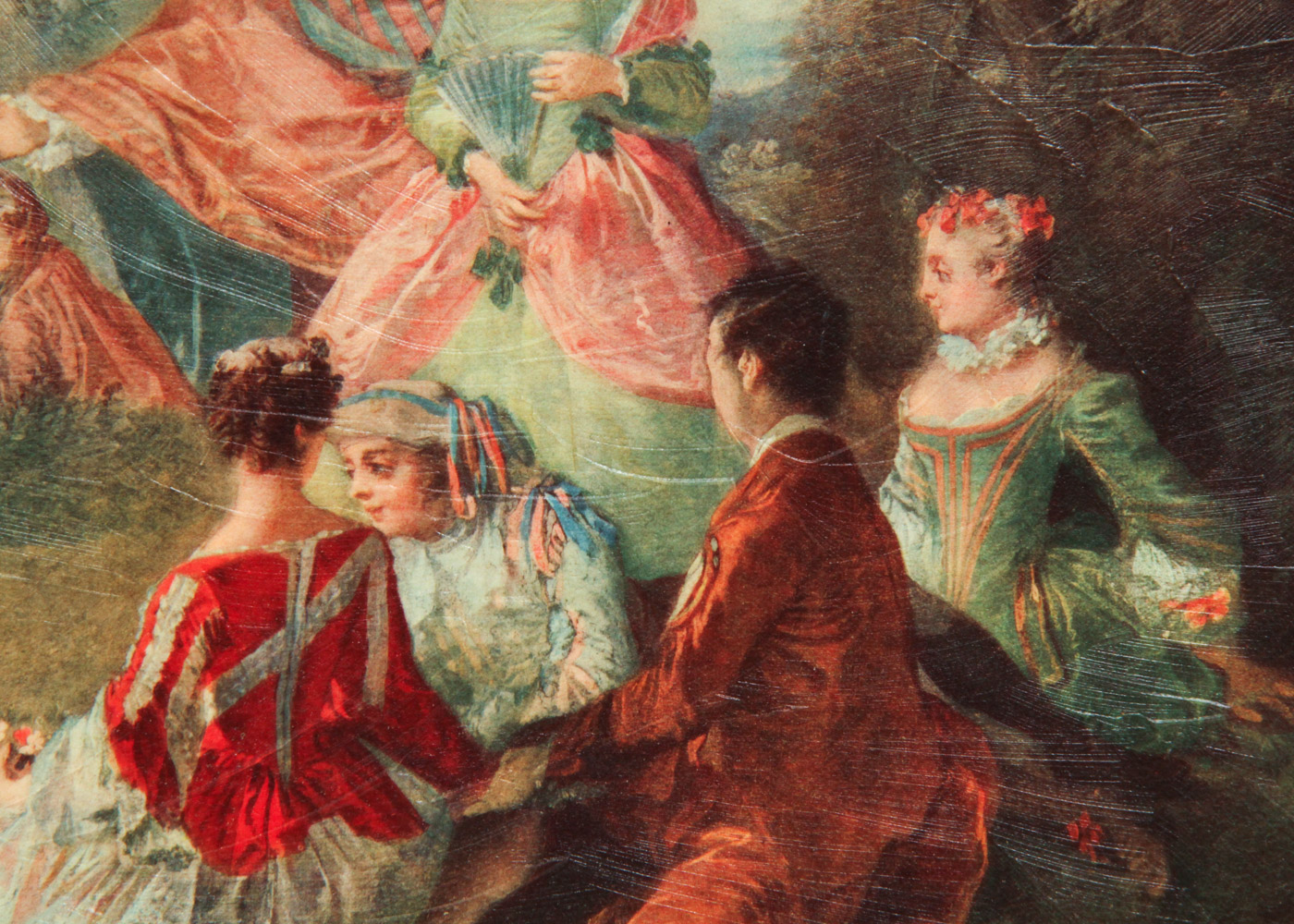 Offset Lithographic Reproduction after Nicolas Lancret "La Camargo Dancing"