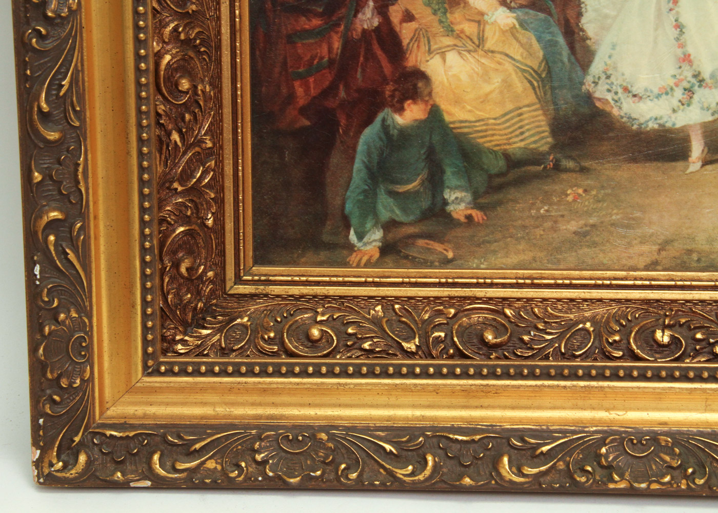 Offset Lithographic Reproduction after Nicolas Lancret "La Camargo Dancing"