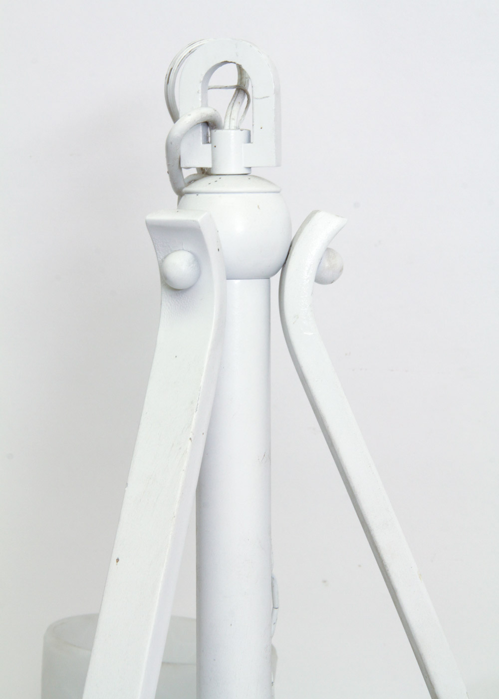 Contemporary White Chandelier