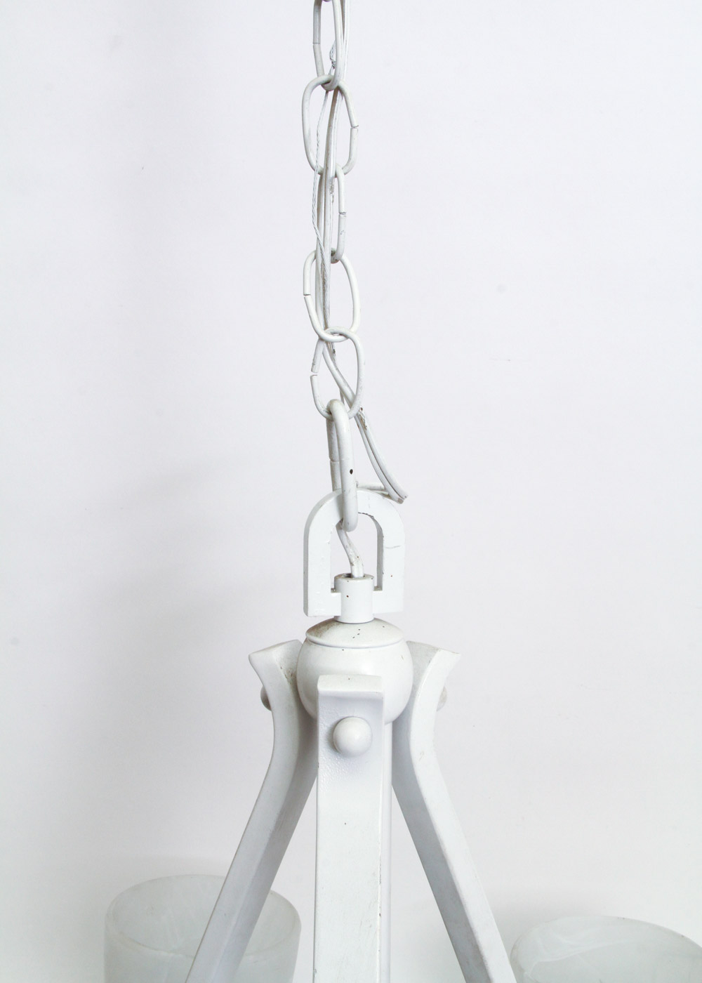 Contemporary White Chandelier