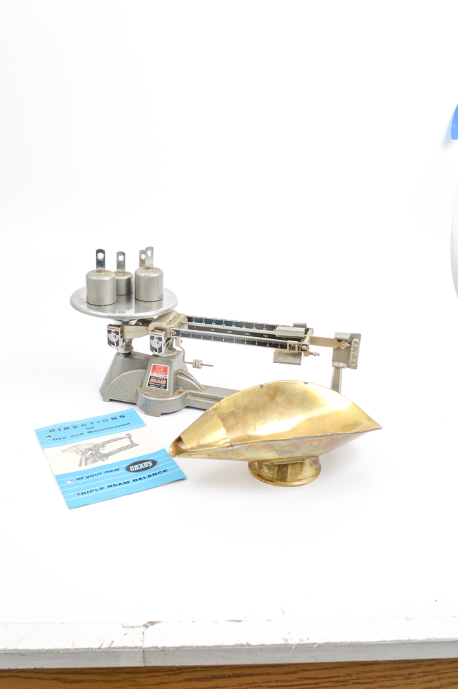 Vintage Ohaus Triple Beam Balance