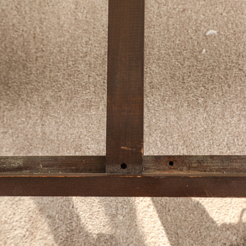 Ethan Allen King Rice Carved Poster Bed Georgian Court with Cherry Finish