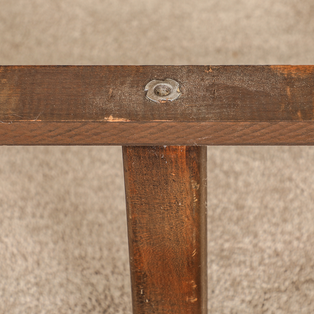 Ethan Allen King Rice Carved Poster Bed Georgian Court with Cherry Finish