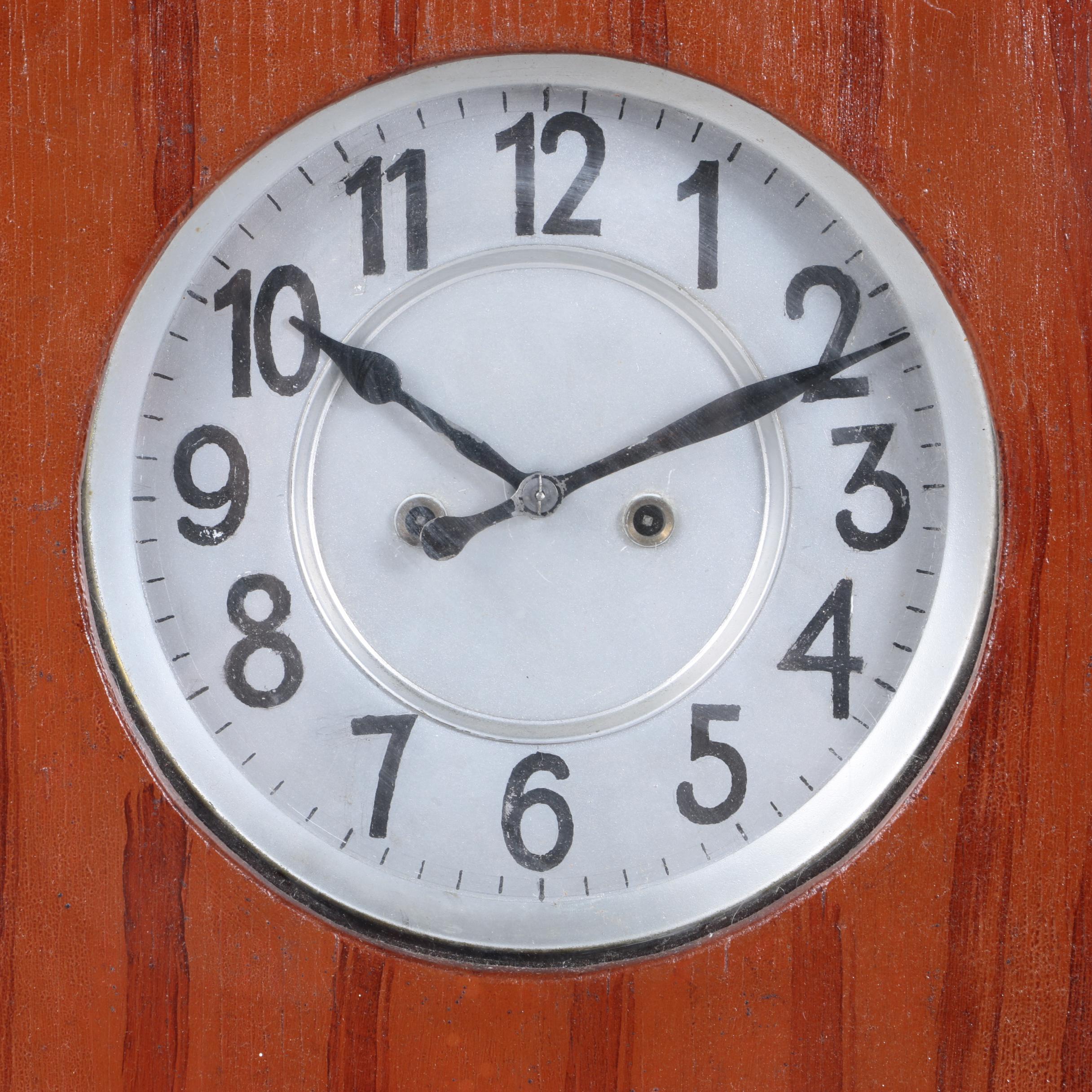 Zebra Wood Wall Clock