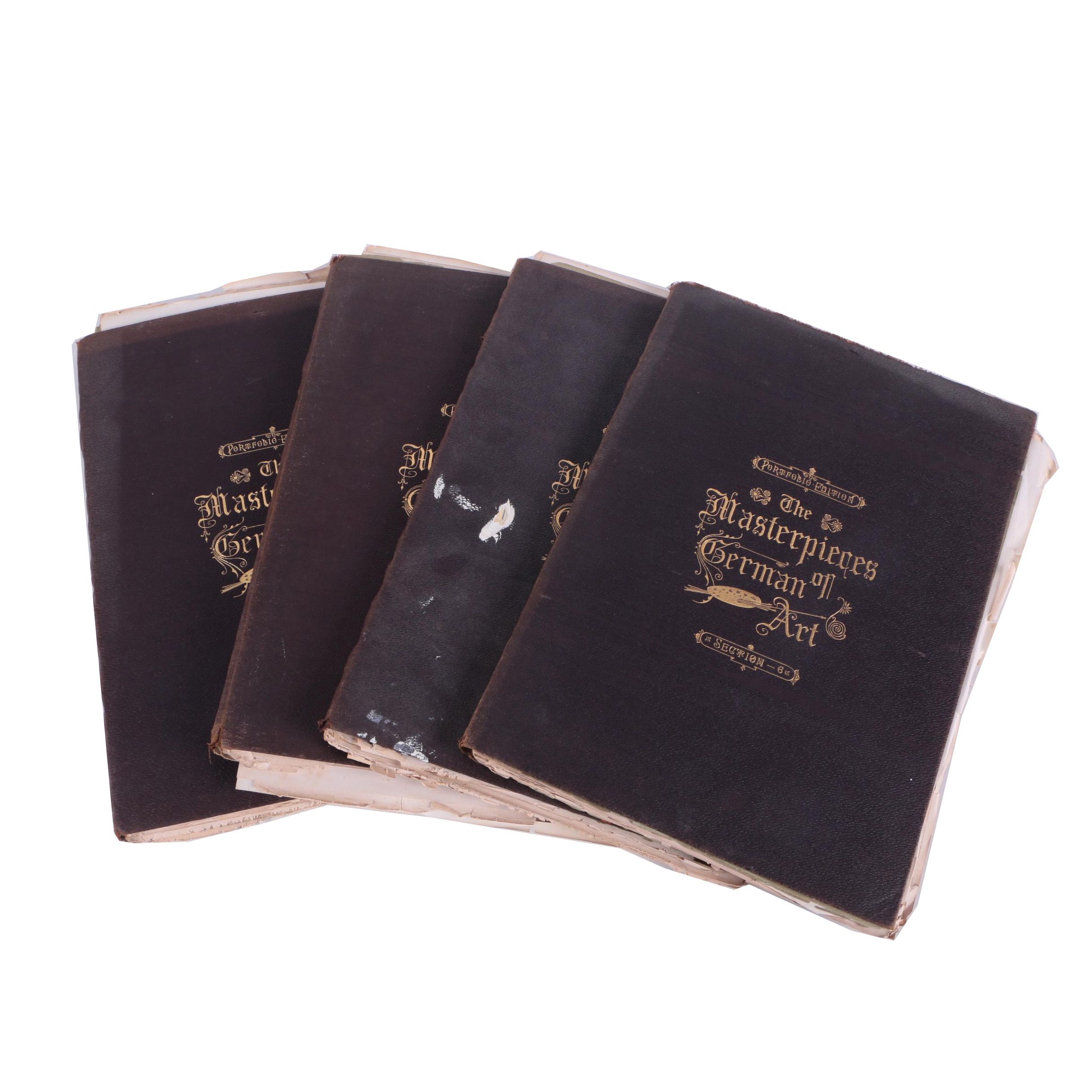 1884 "The Masterpieces of German Art Illustrated: Portfolio Edition" Sections