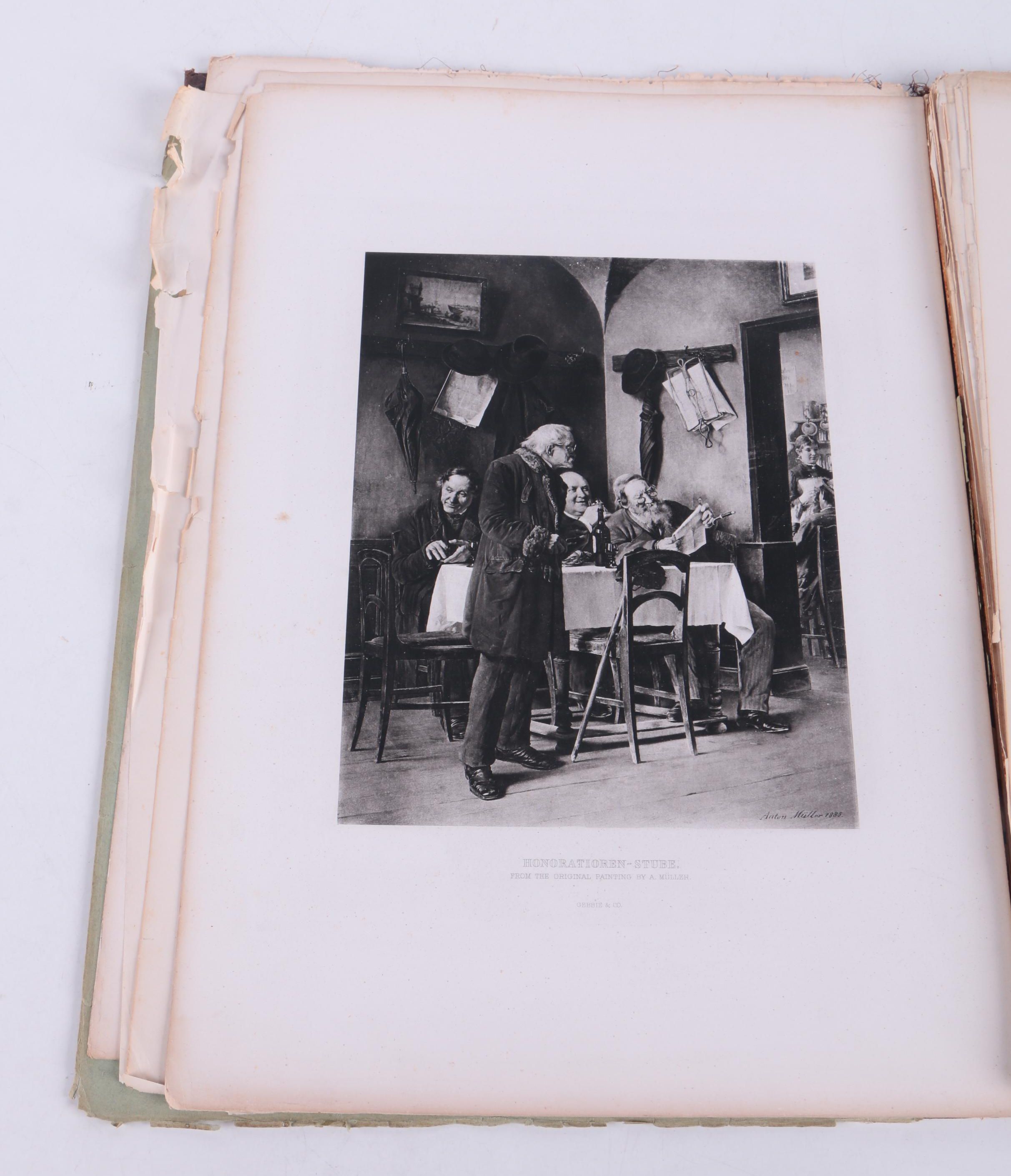 1884 "The Masterpieces of German Art Illustrated: Portfolio Edition" Sections