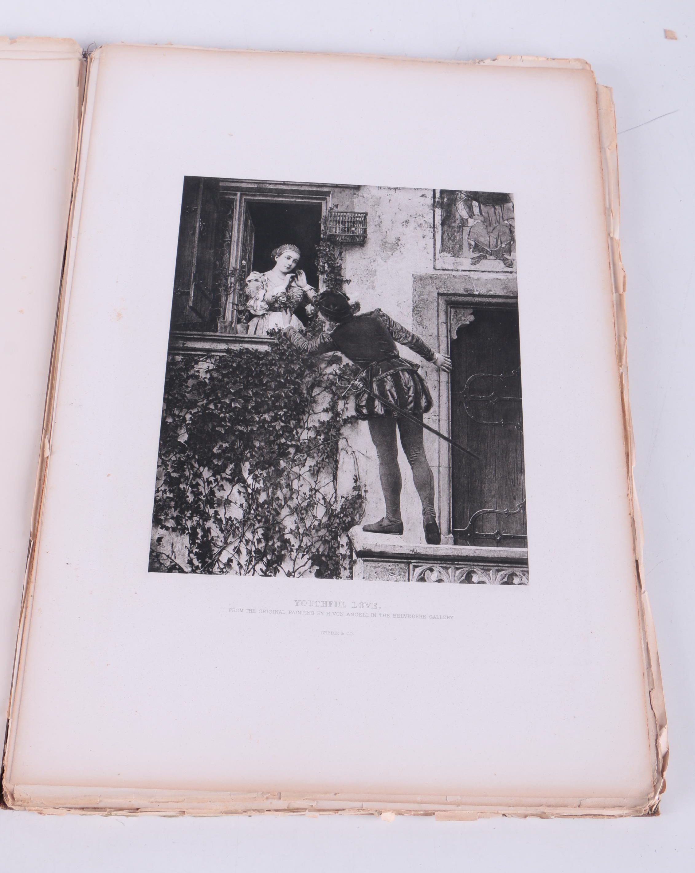 1884 "The Masterpieces of German Art Illustrated: Portfolio Edition" Sections