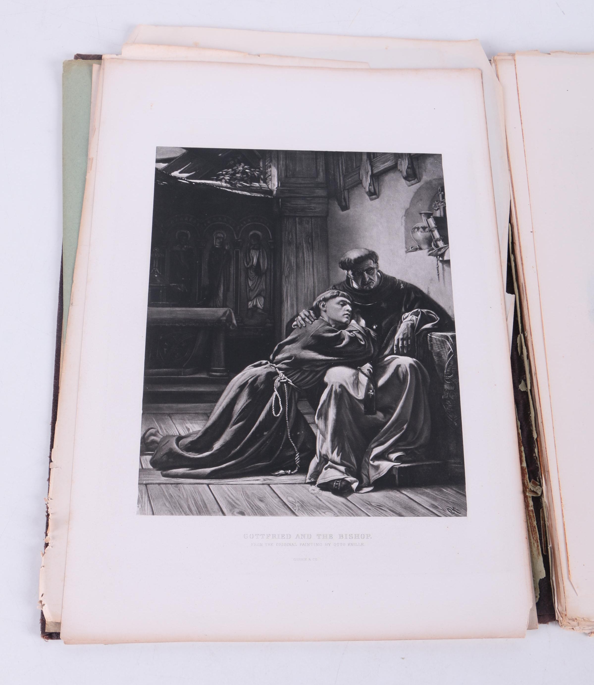 1884 "The Masterpieces of German Art Illustrated: Portfolio Edition" Sections