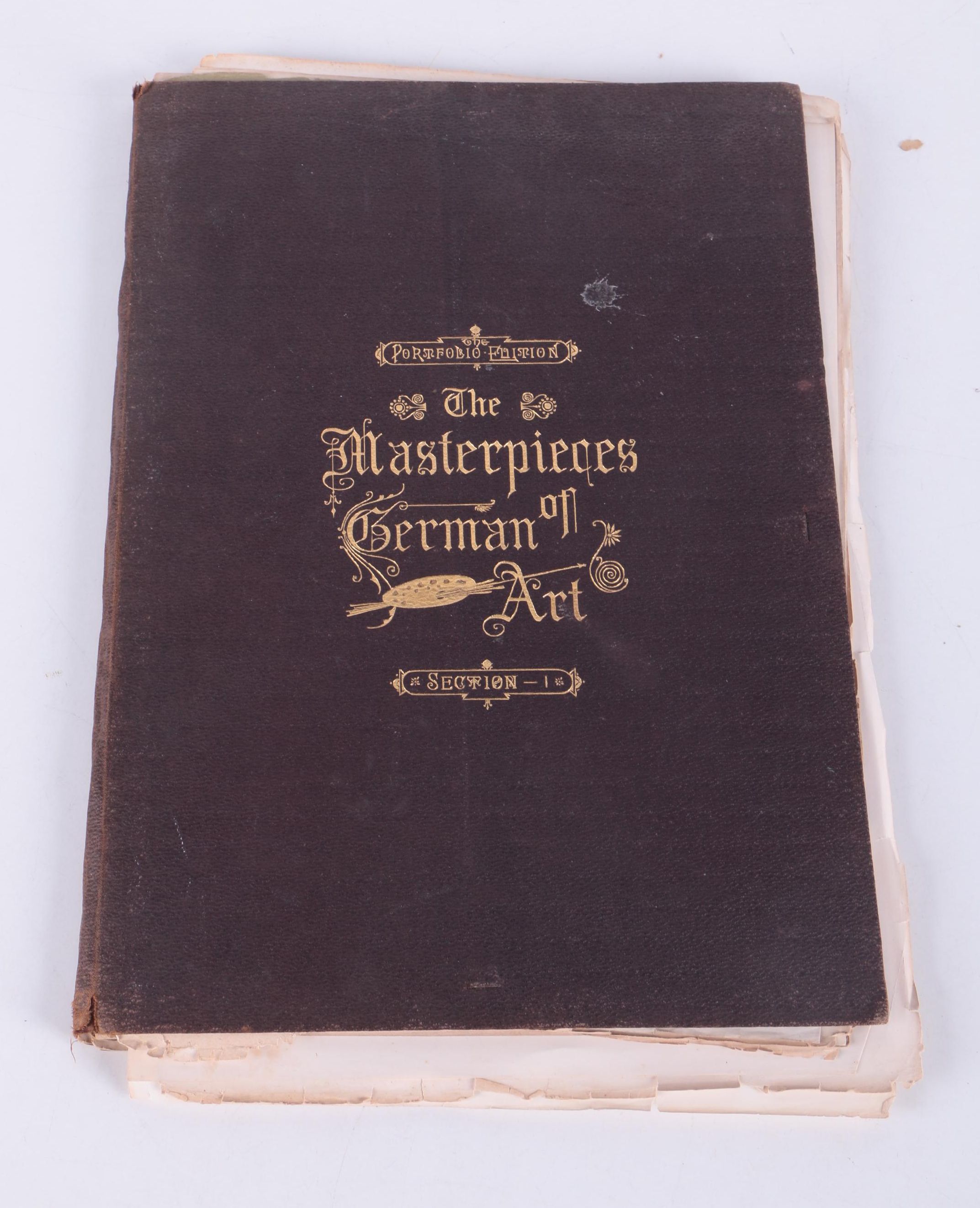 1884 "The Masterpieces of German Art Illustrated: Portfolio Edition" Sections
