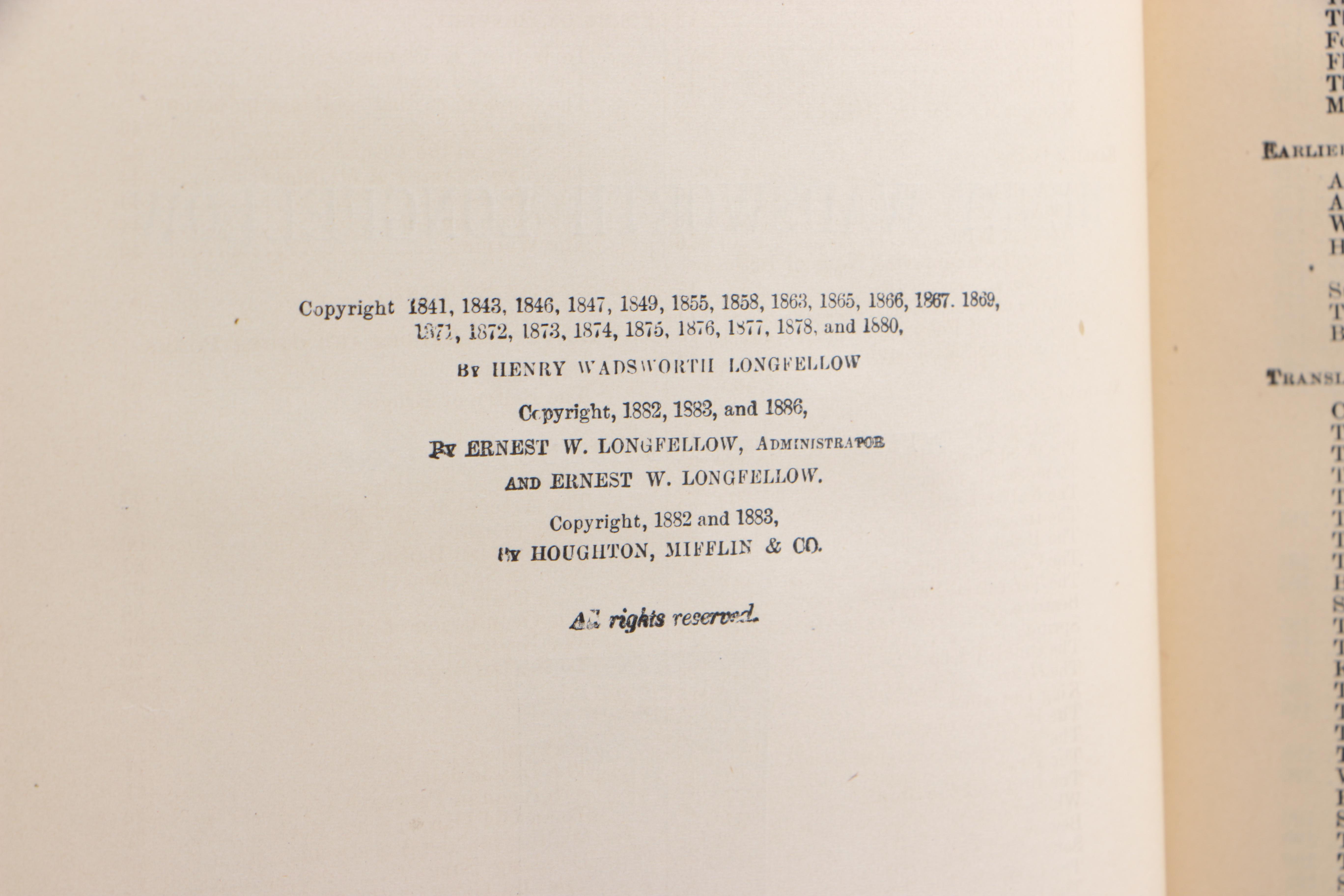 Assorted Antique Poetry Books