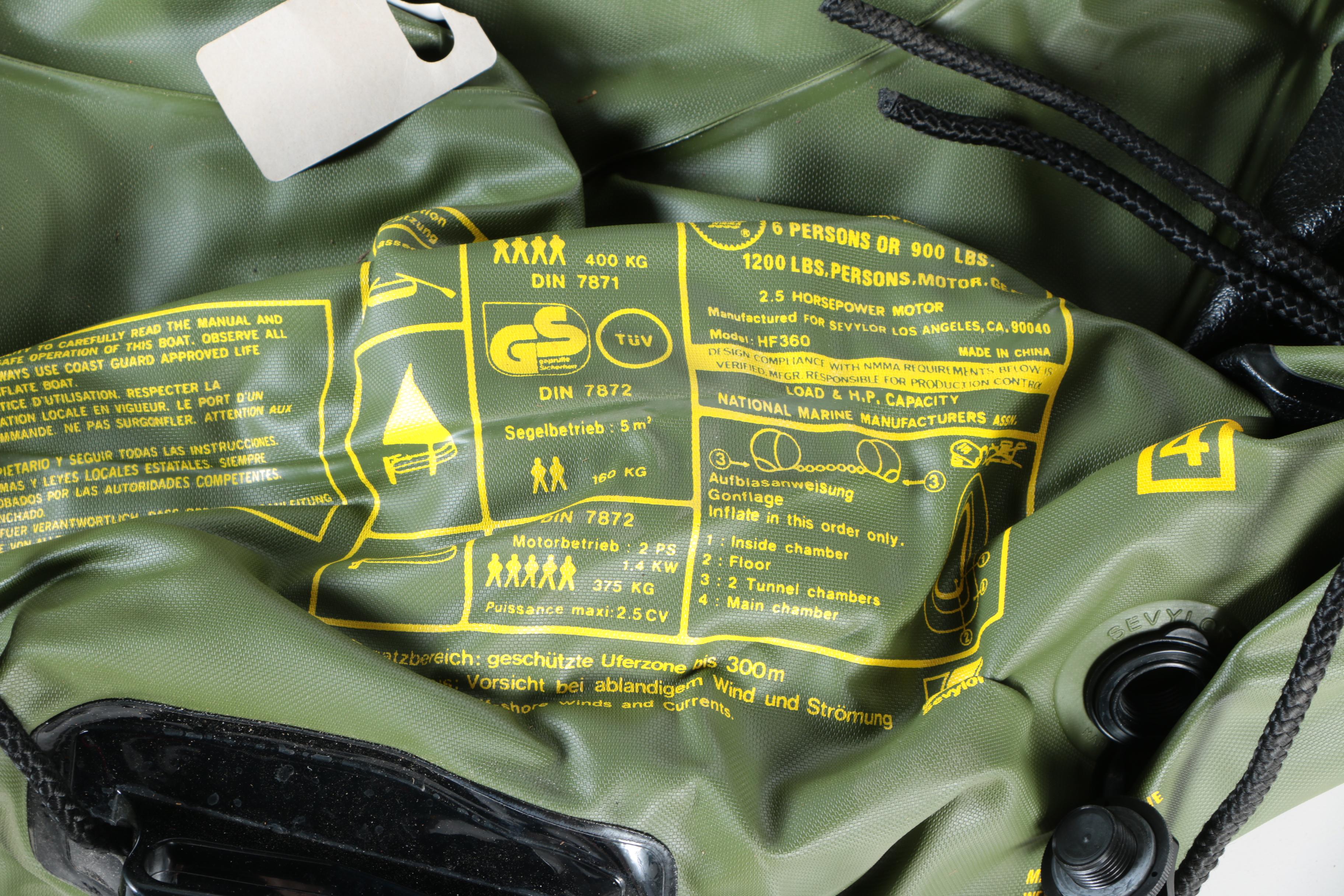 Inflatable Raft with Accessories and Coleman Inflatable Bed