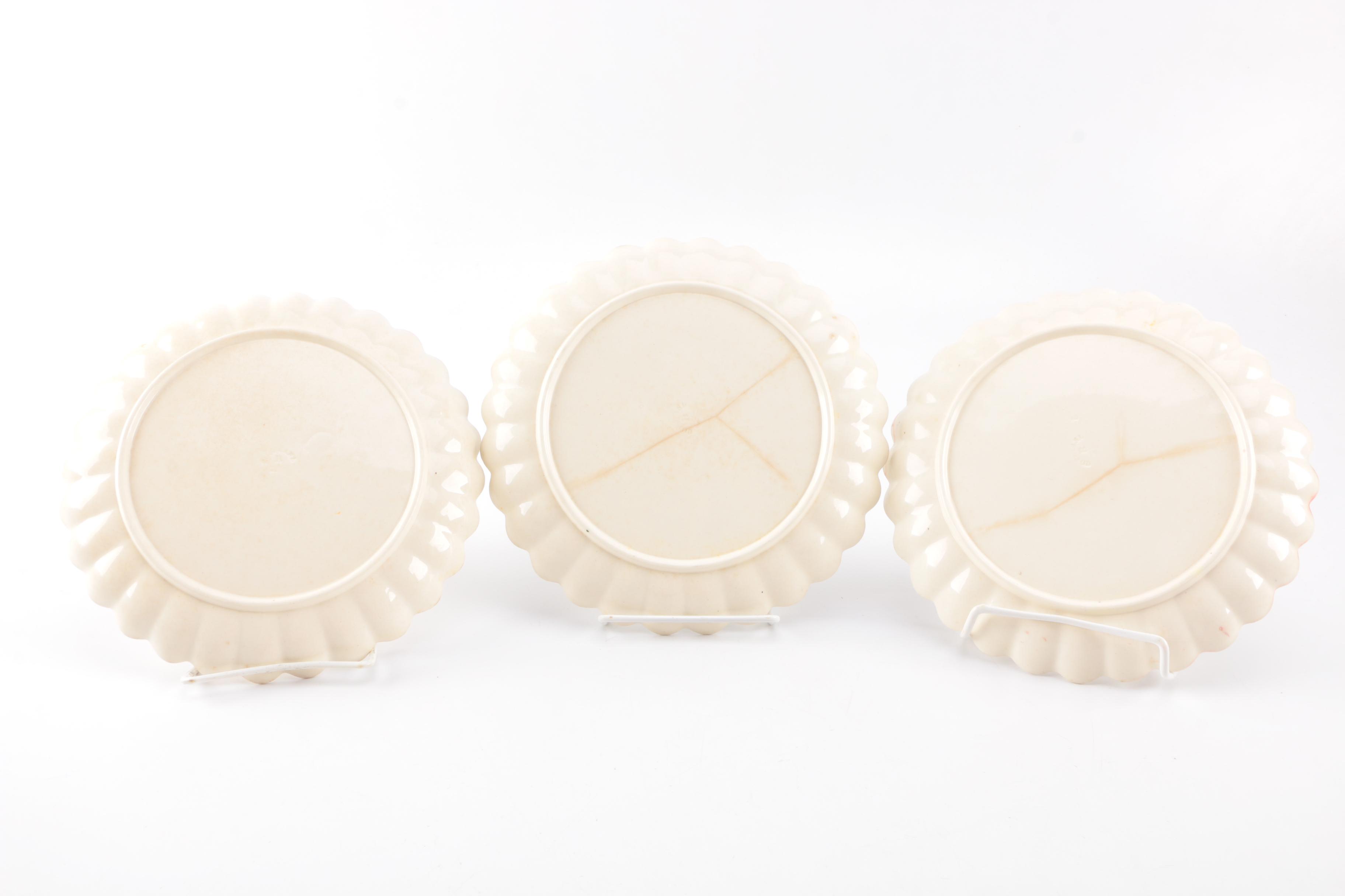 Copeland and B Moem Antique Porcelain Floral Dishes