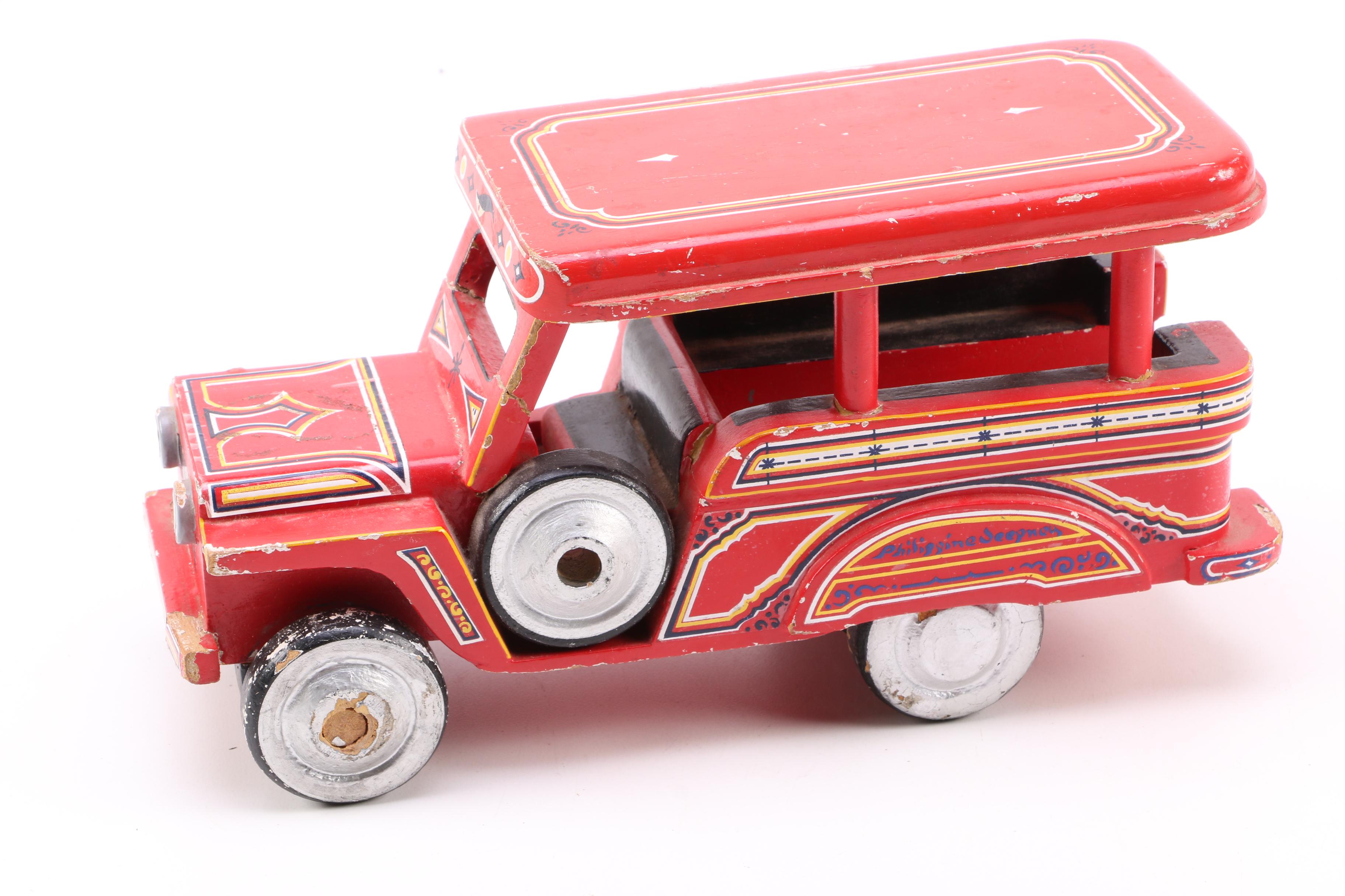 1960s Wooden Philippine Jeepney