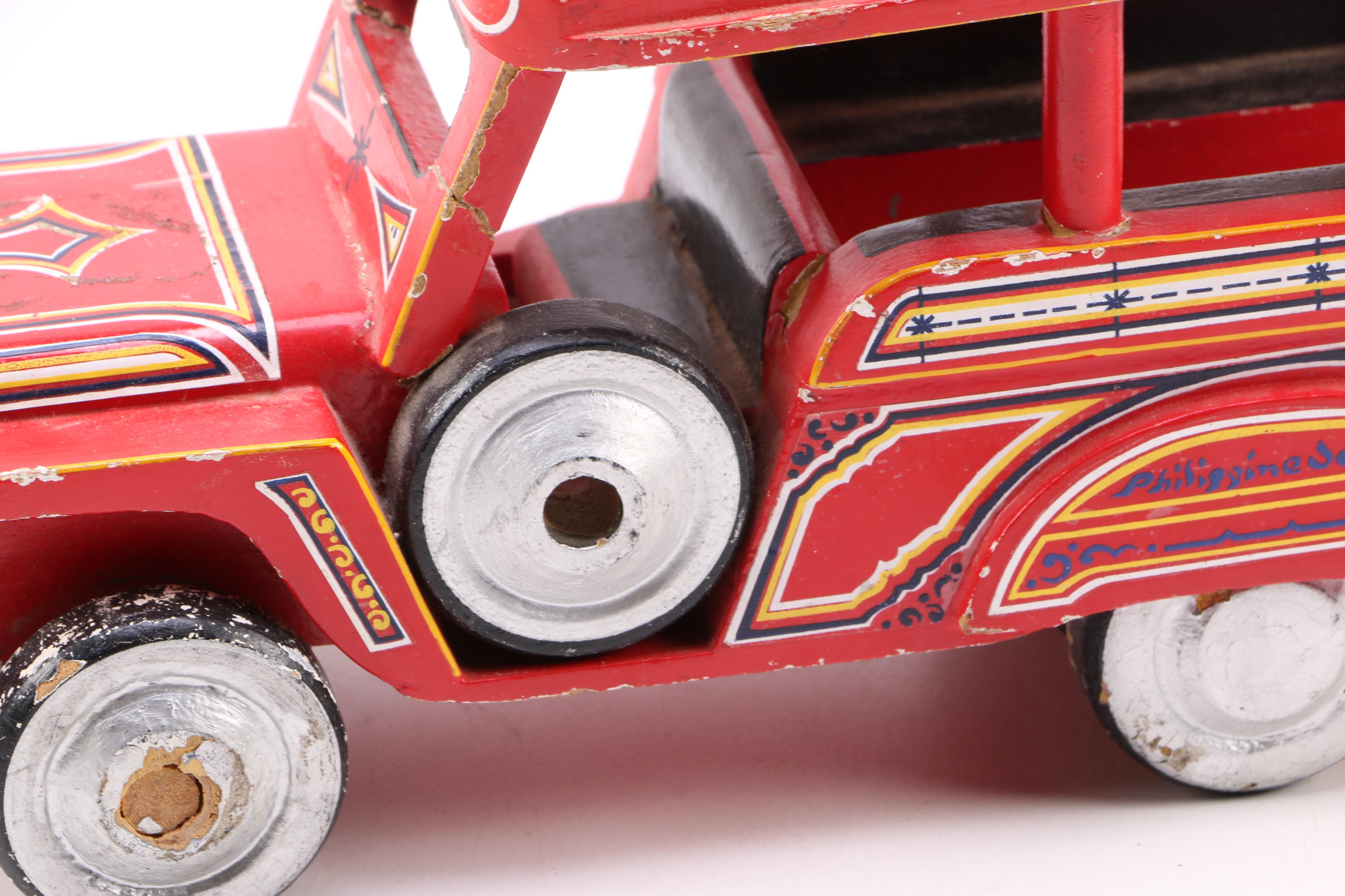 1960s Wooden Philippine Jeepney