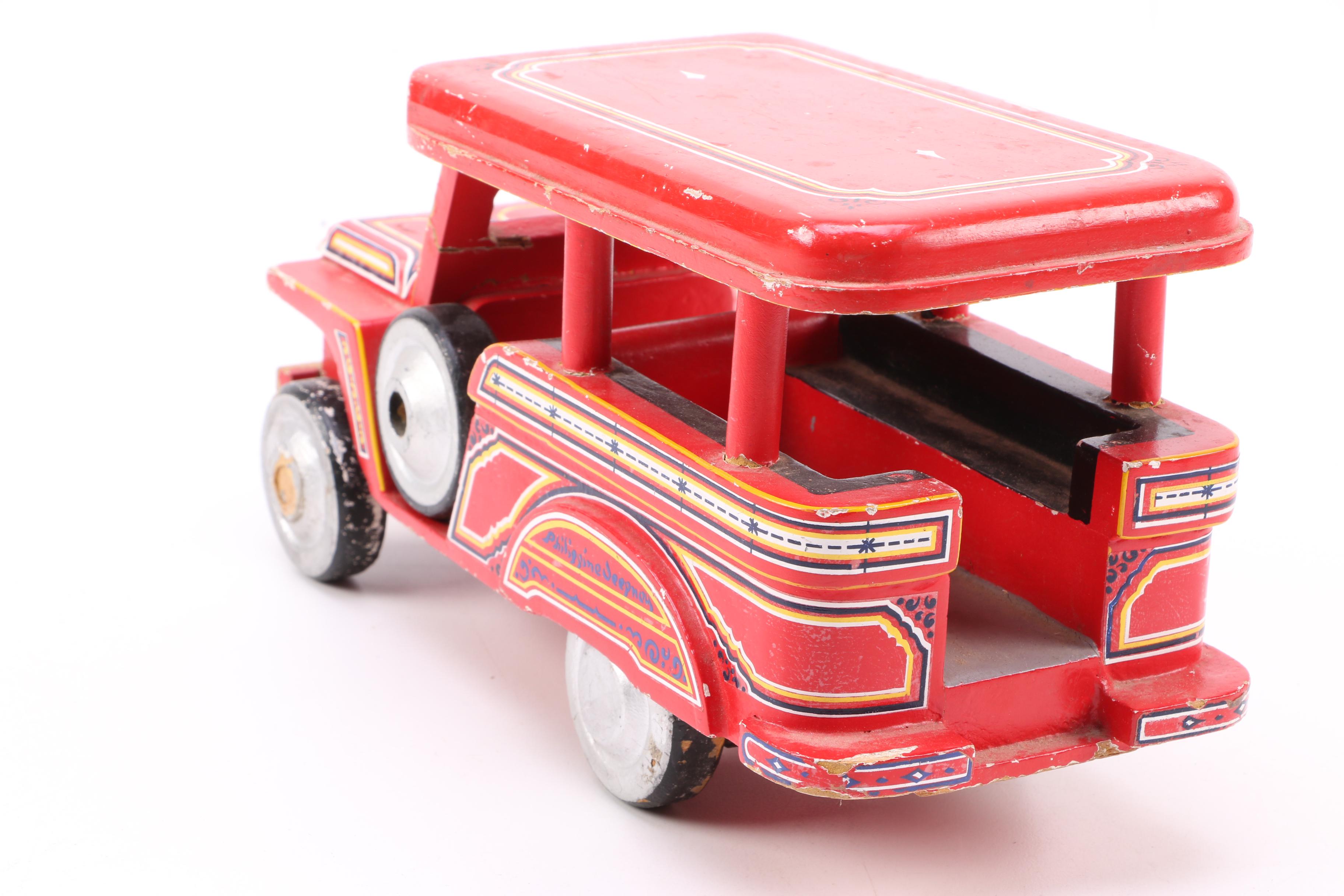 1960s Wooden Philippine Jeepney