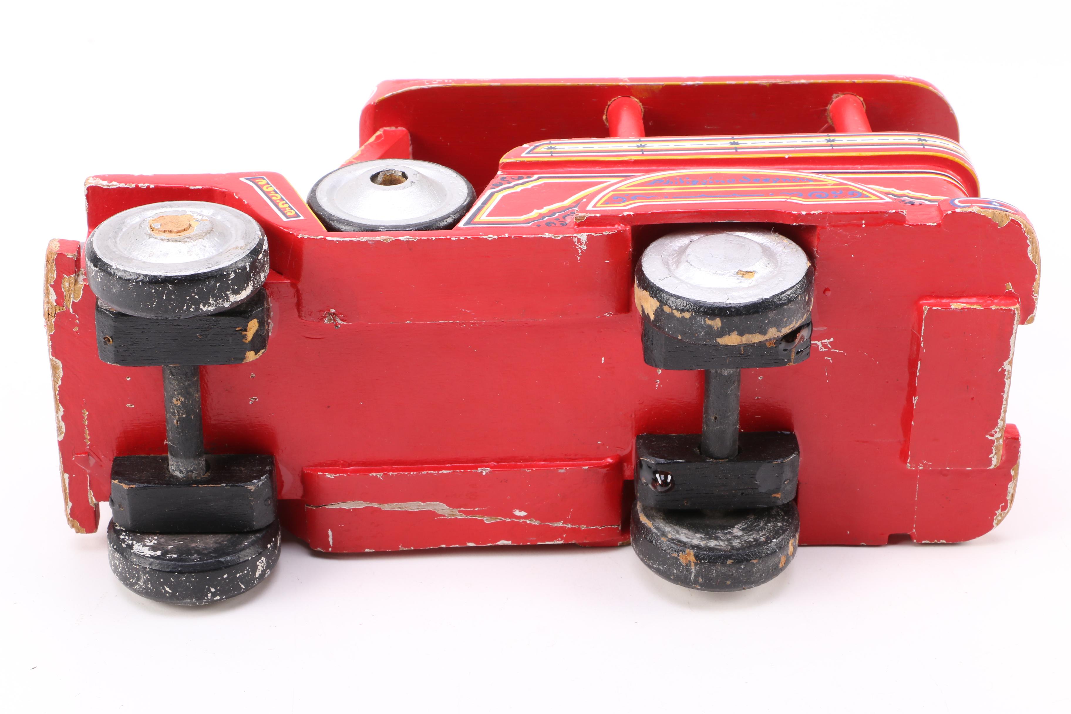 1960s Wooden Philippine Jeepney