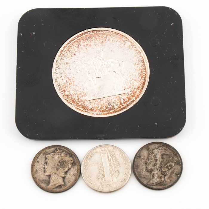 Last United States Silver Coin Numismatic Wall Clock