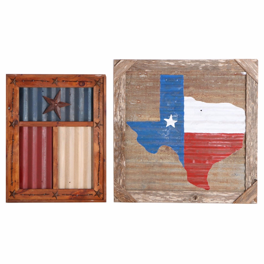 Corrugated Metal Texas-Themed Decor