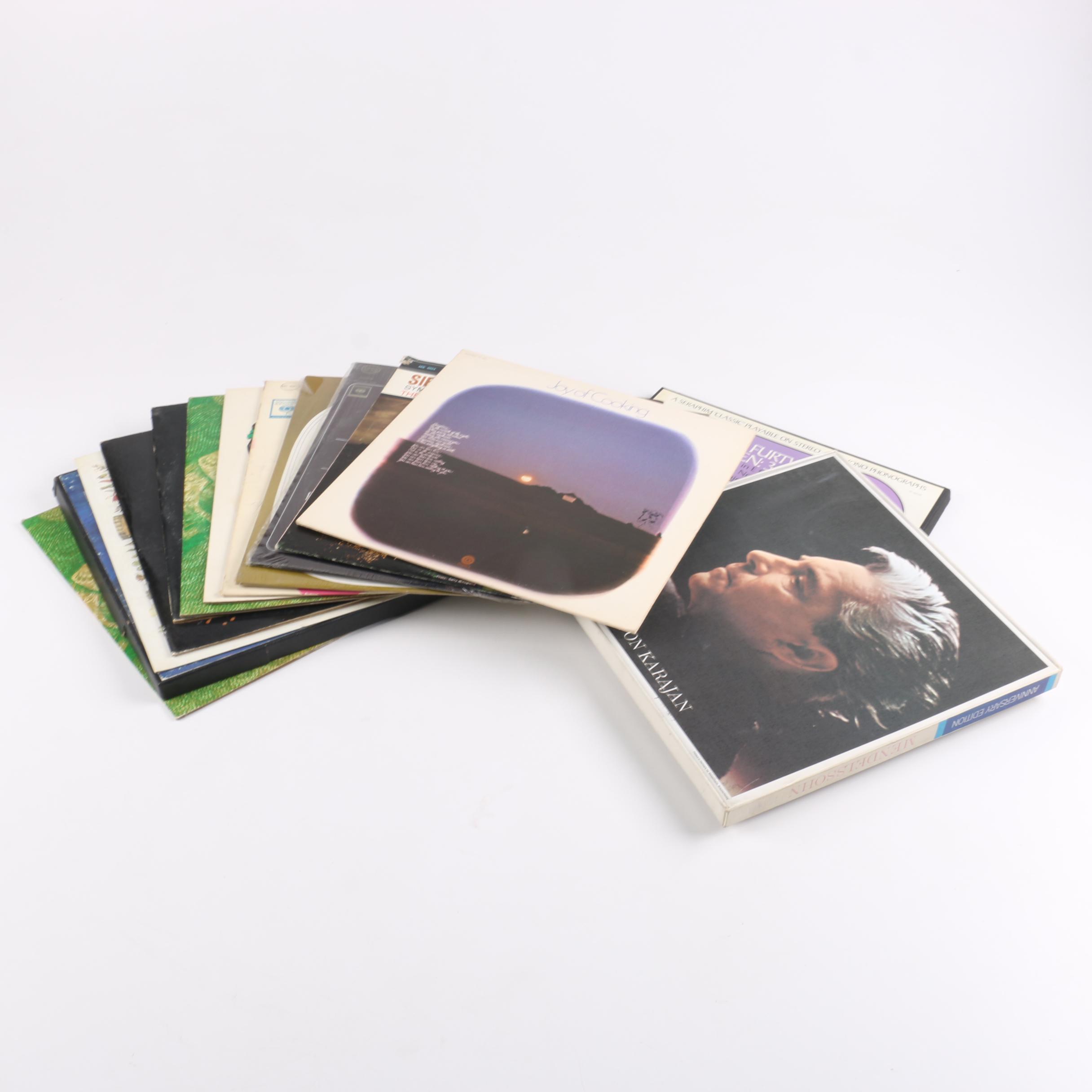 Leonard Cohen, Harry Belafonte, Benny Goodman, and Other Vintage LPs