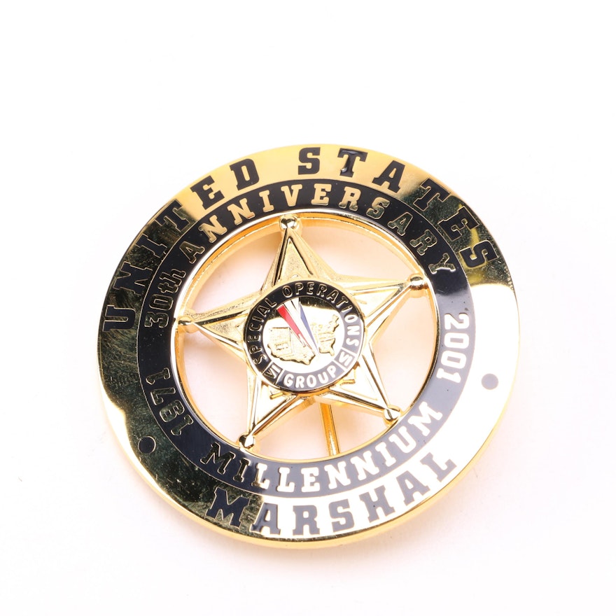 United States Marshal 30th Anniversary Pin