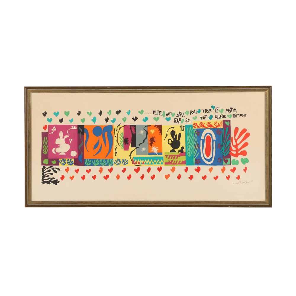 Lithograph After Henri Matisse's "The Thousand and One Nights"