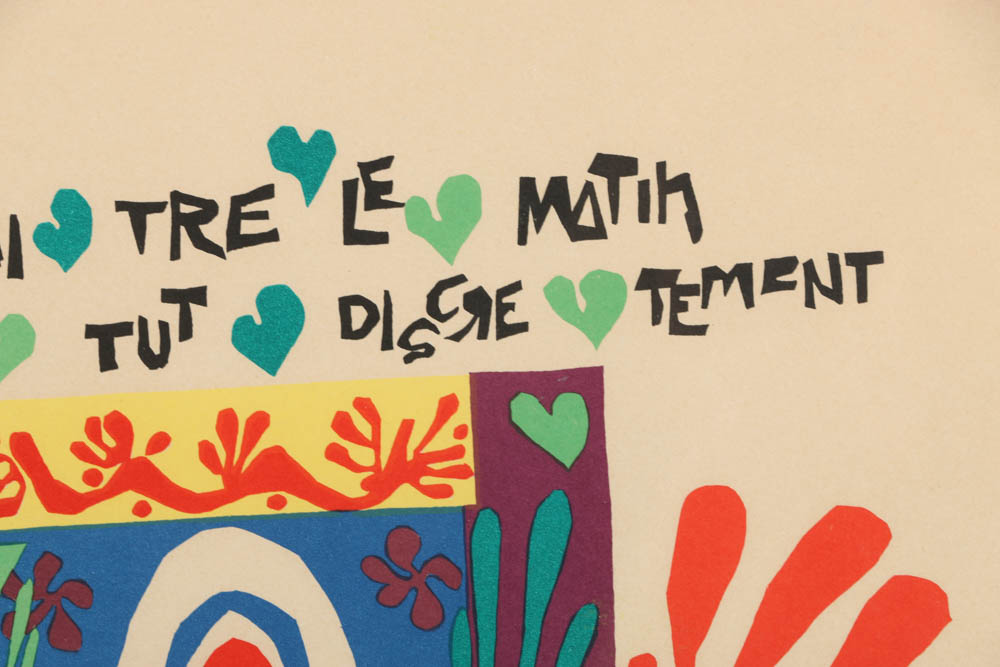 Lithograph After Henri Matisse's "The Thousand and One Nights"