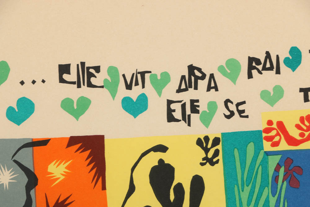 Lithograph After Henri Matisse's "The Thousand and One Nights"