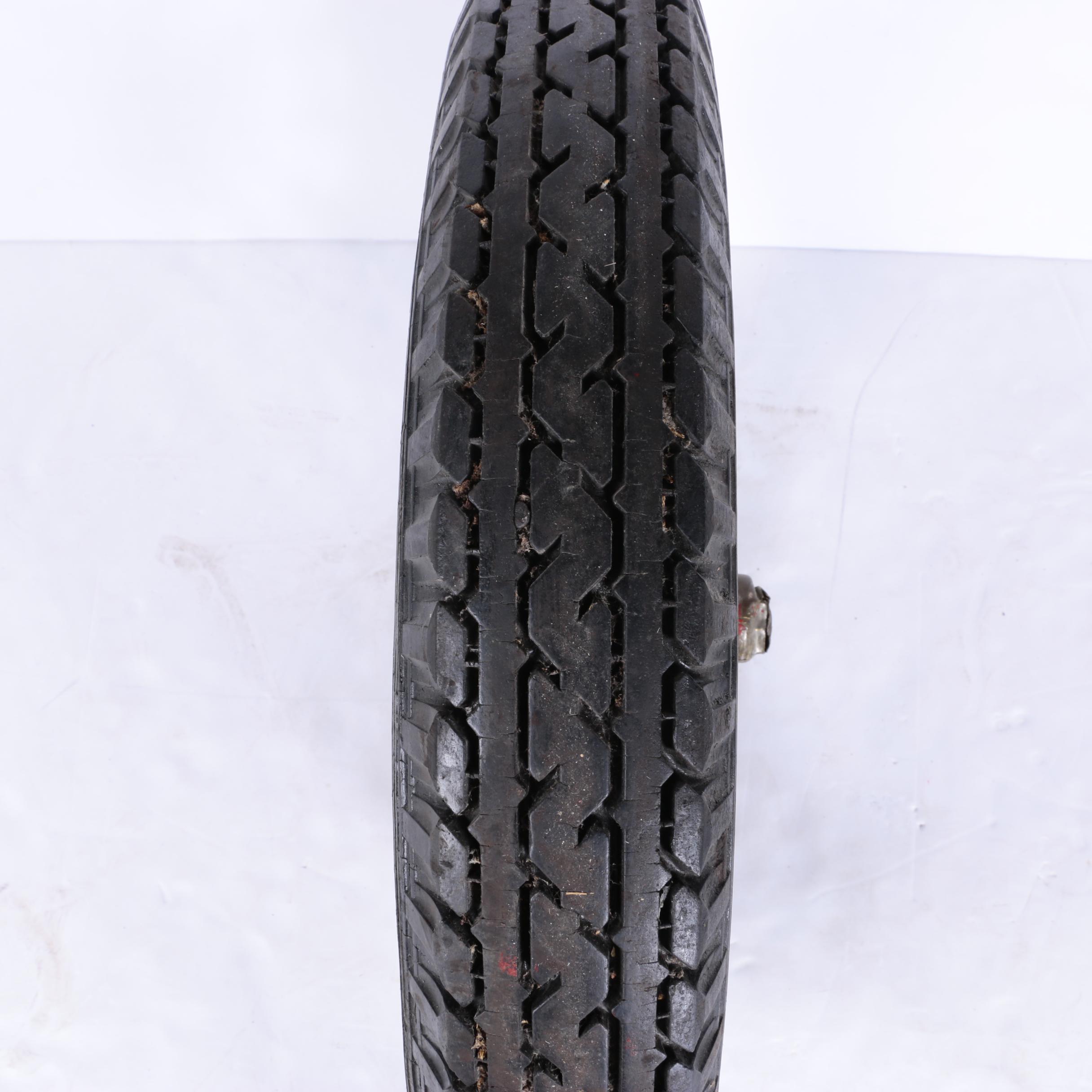 Pair of Vintage Wagon Tires and Wheels