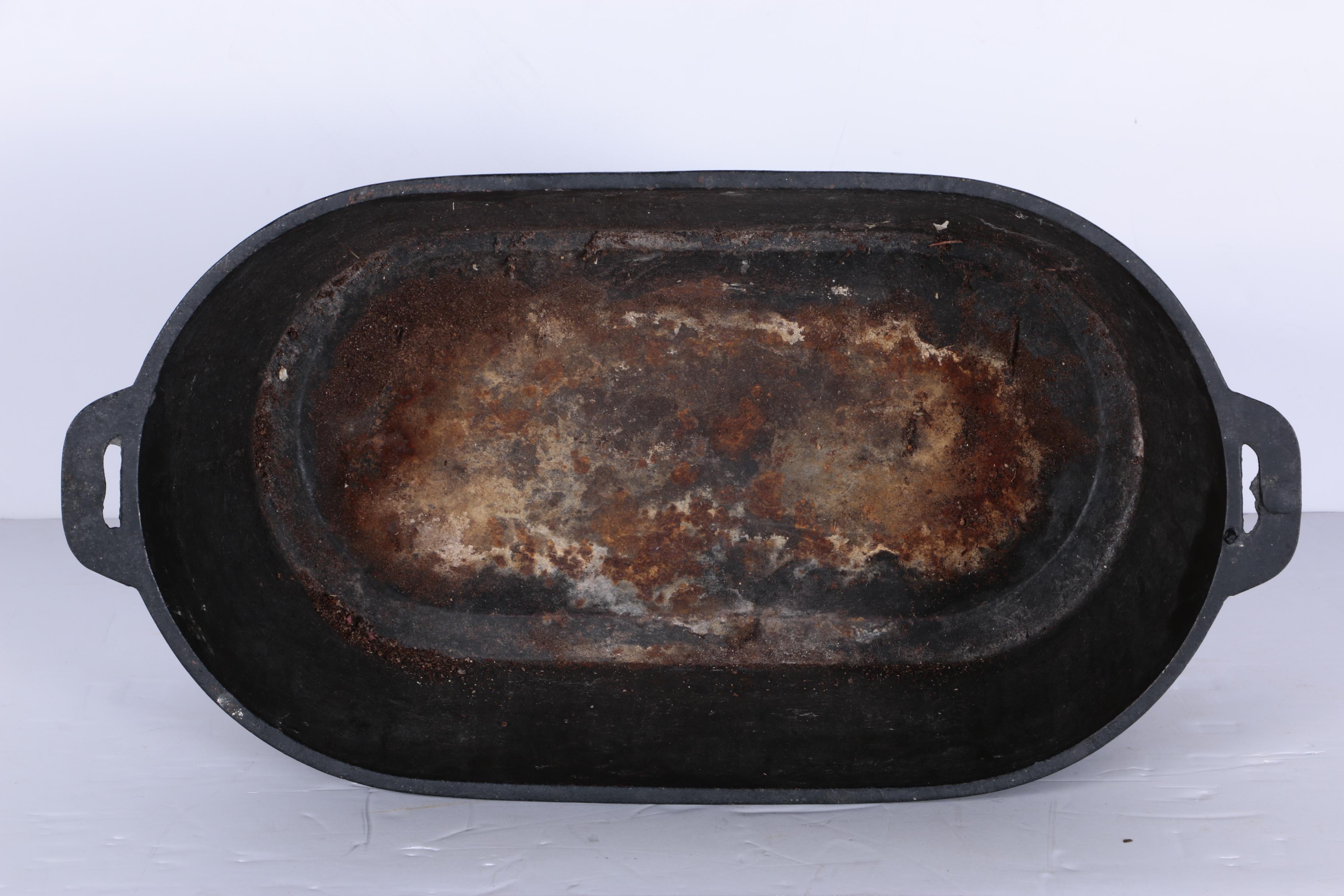 Large Iron Cooking Pot