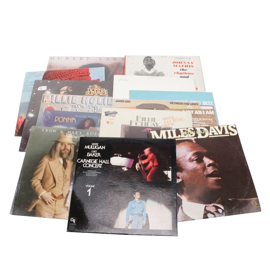 Donna Summer, Bill Withers, Billie Holiday, Miles Davis, and Other Vintage LPs