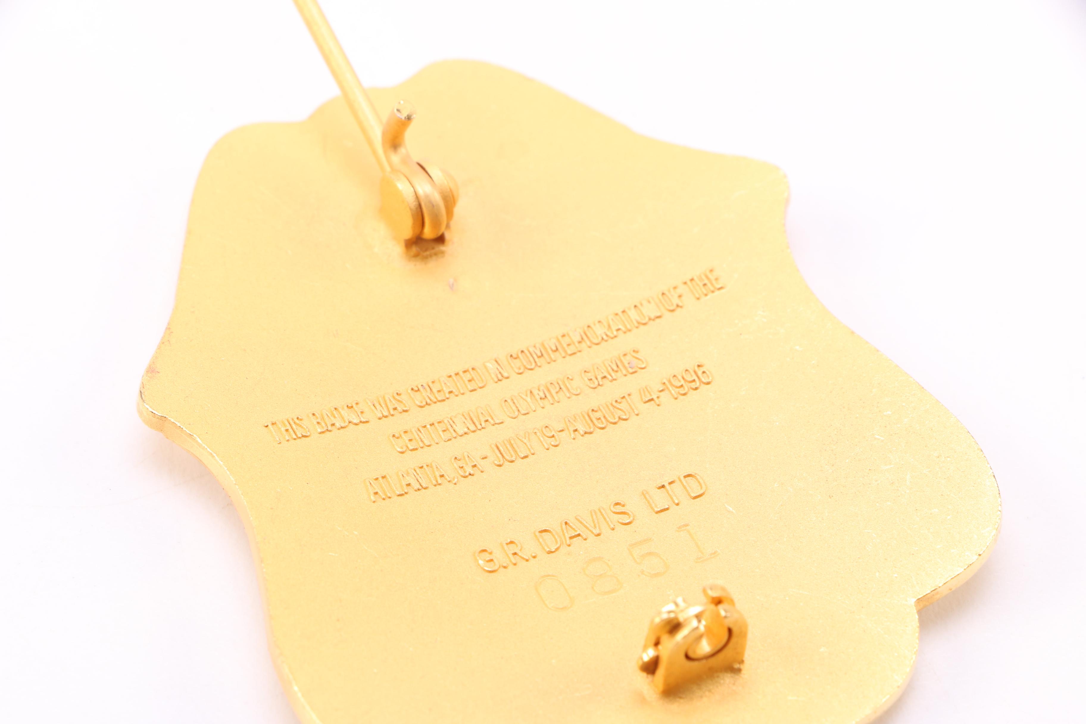 DeKalb County Georgia 1996 Olympic Police Badge