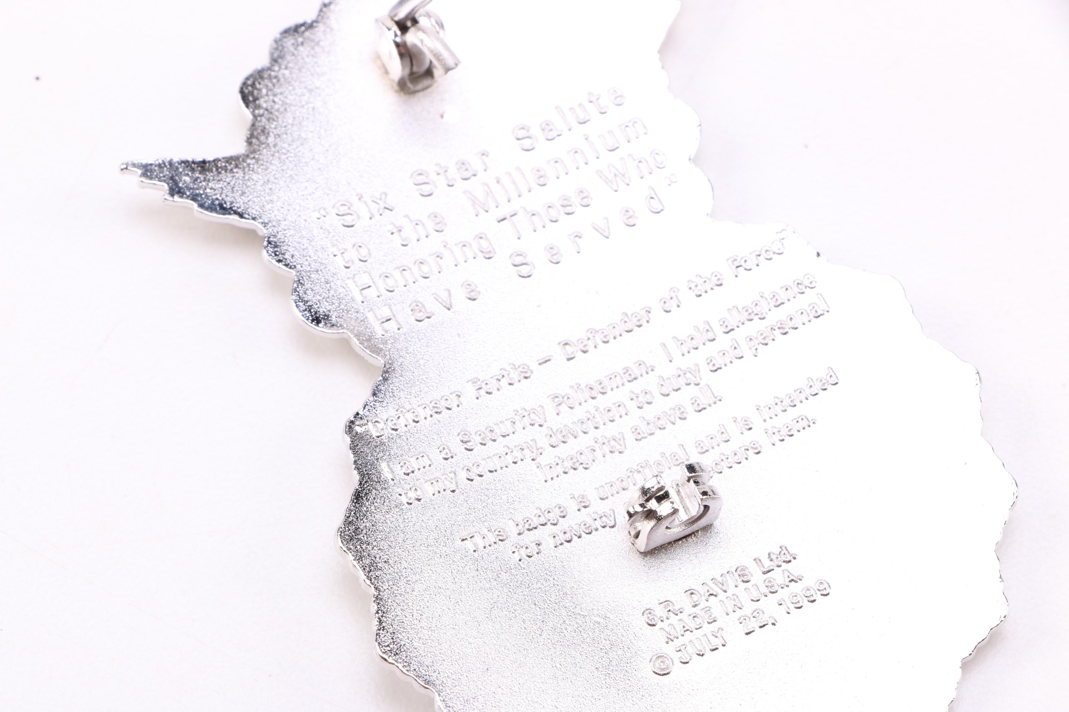 Air Force Security Millennium Badge