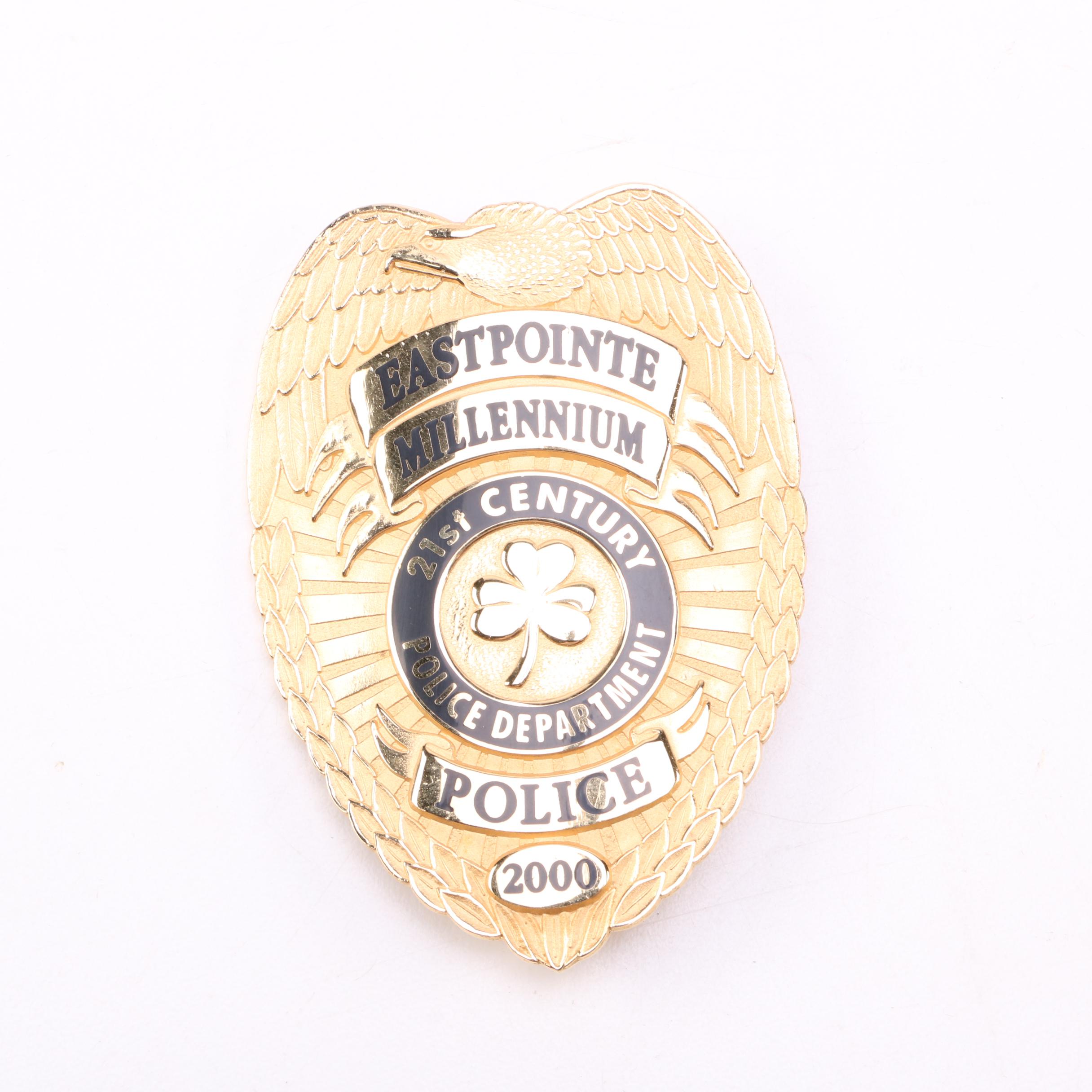 Eastpointe Millennium Police Badge